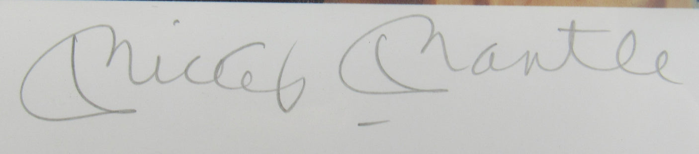 Mickey Mantle Danny Day Signed Artwork #430/536 Upper Deck AU32412