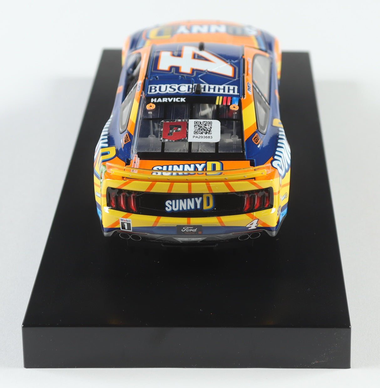 Kevin Harvick Autographed 2023 Sunny D 1:24 NASCAR Diecast Car (Limited Edition)