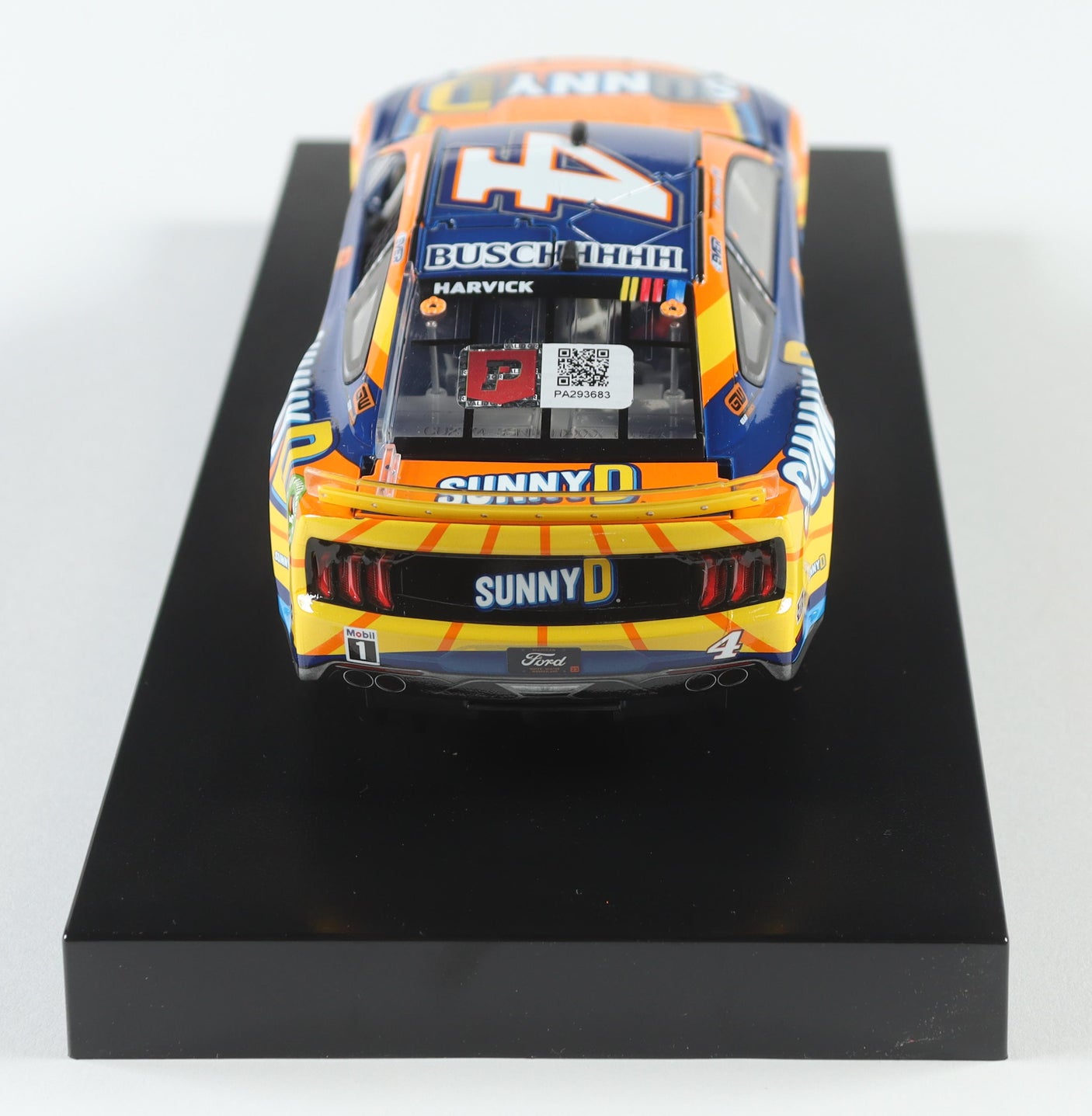 Kevin Harvick Autographed 2023 Sunny D 1:24 NASCAR Diecast Car (Limited Edition)