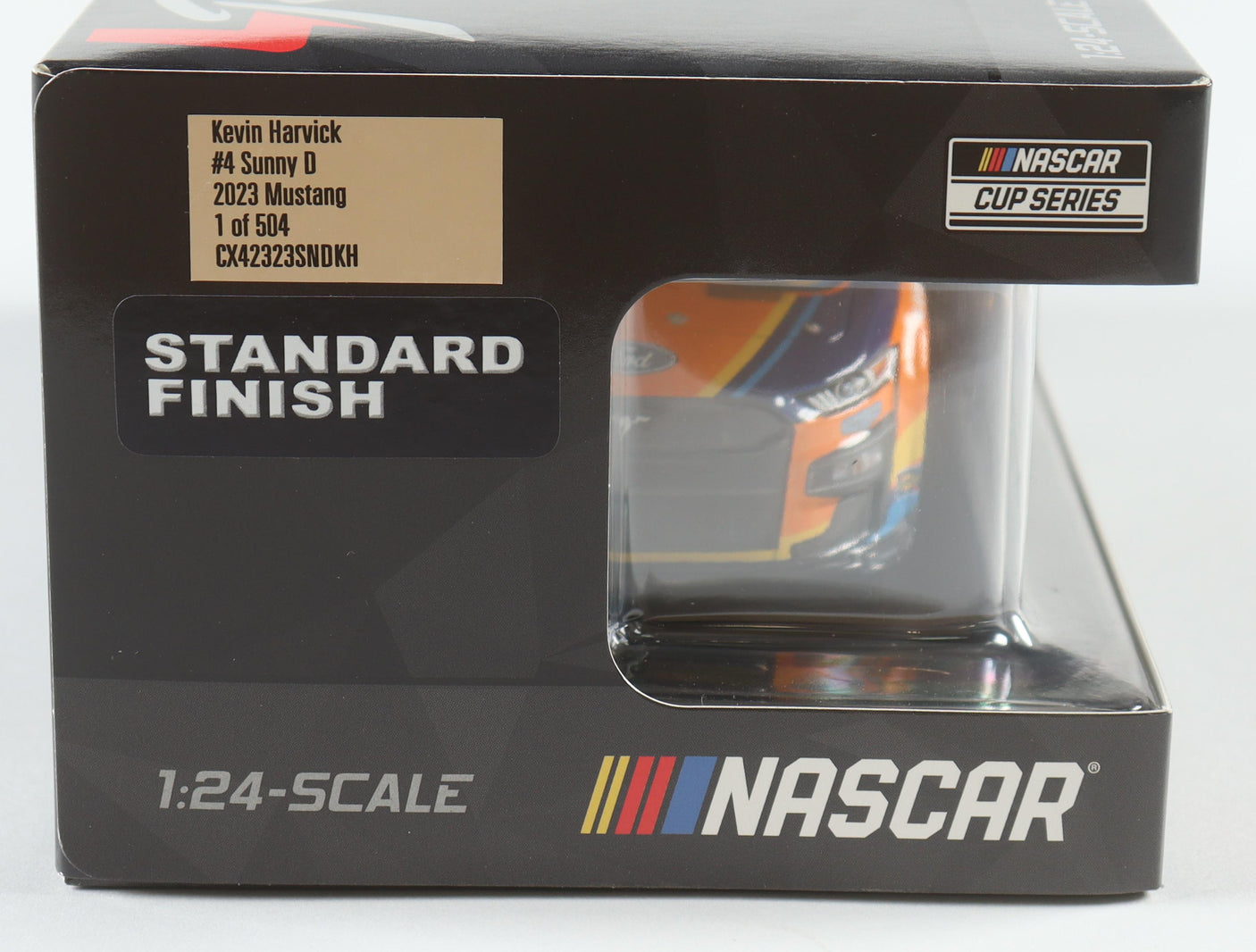 Kevin Harvick Autographed 2023 Sunny D 1:24 NASCAR Diecast Car (Limited Edition)