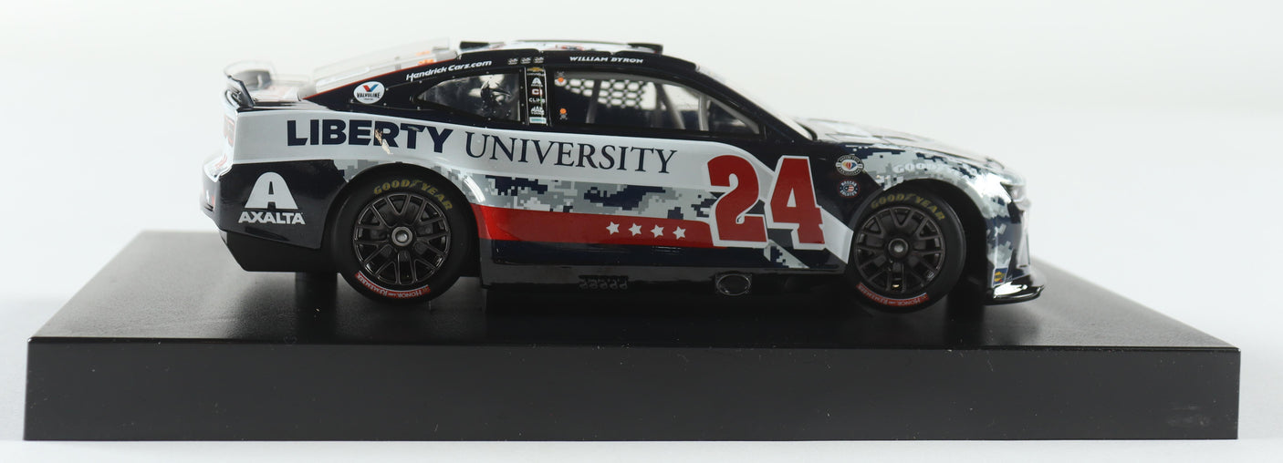 William Byron Signed 2023 Liberty University 1:24 NASCAR Diecast Car (Limited Edition)