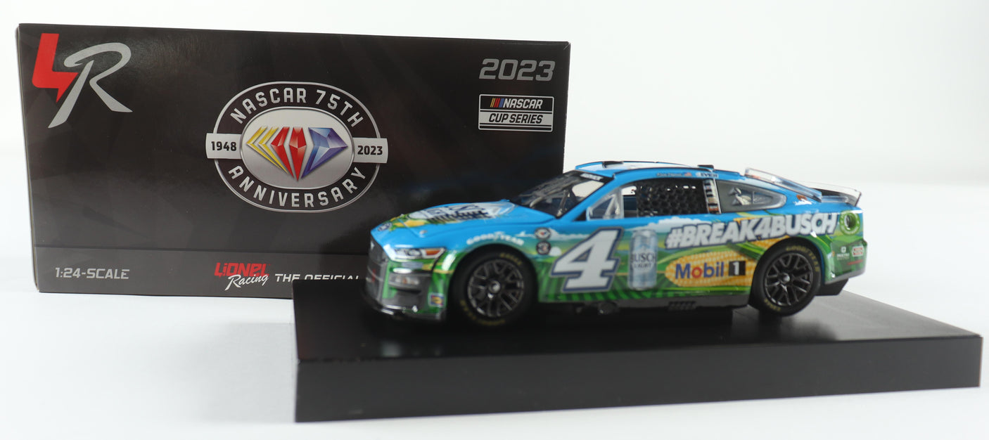 Kevin Harvick Autographed 2023 #4 Busch Lite 1:24 Diecast Car (Limited Edition)