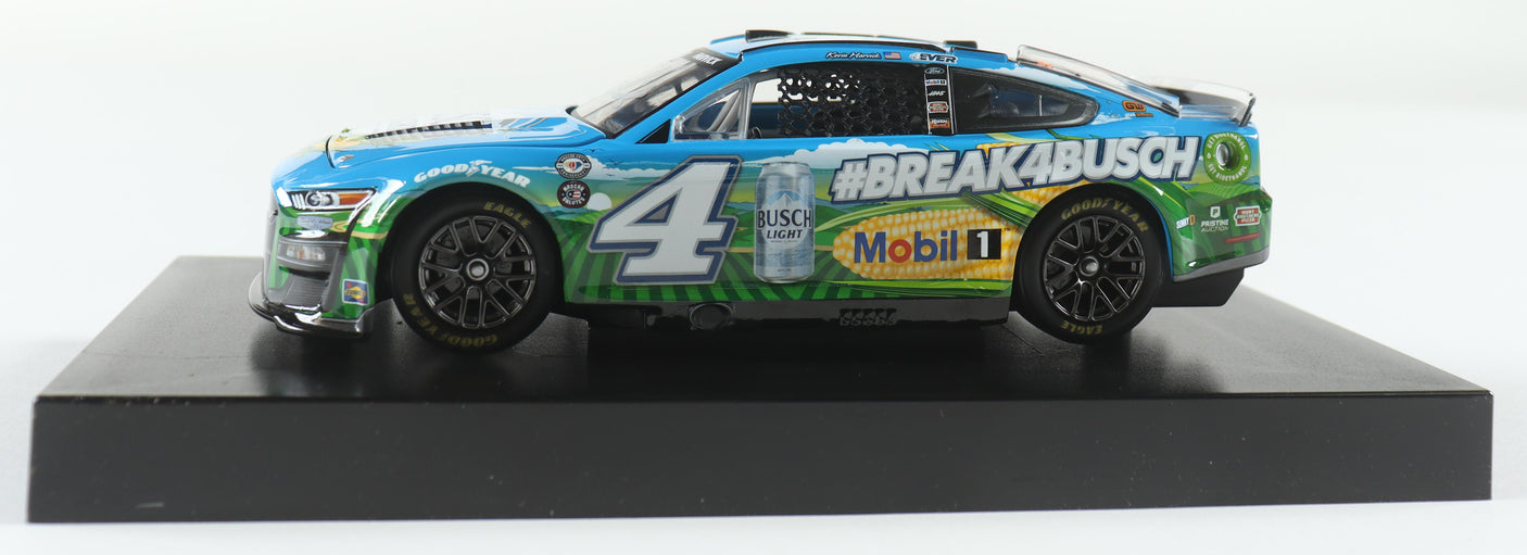 Kevin Harvick Autographed 2023 #4 Busch Lite 1:24 Diecast Car (Limited Edition)