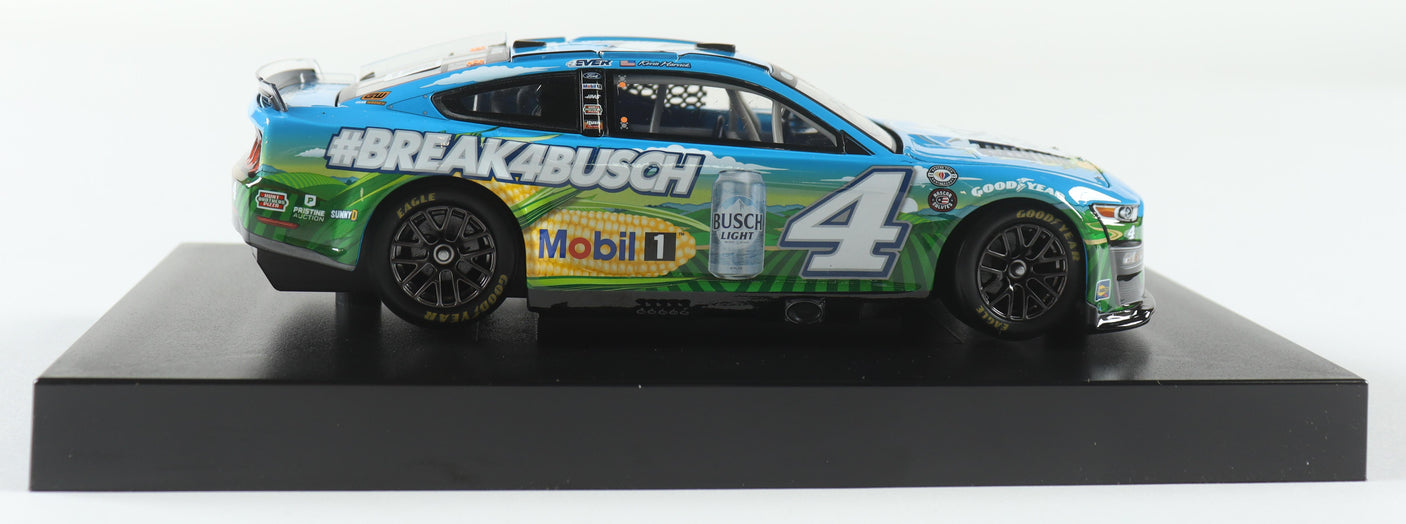 Kevin Harvick Autographed 2023 #4 Busch Lite 1:24 Diecast Car (Limited Edition)