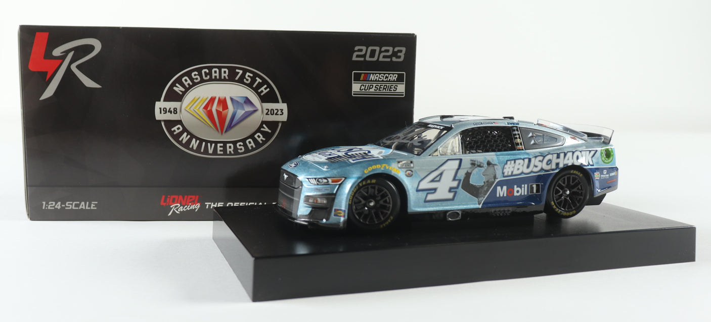Kevin Harvick Signed 2023 #Busch401k Busch Light Diecast Car 1:24 COA (Limited Edition)