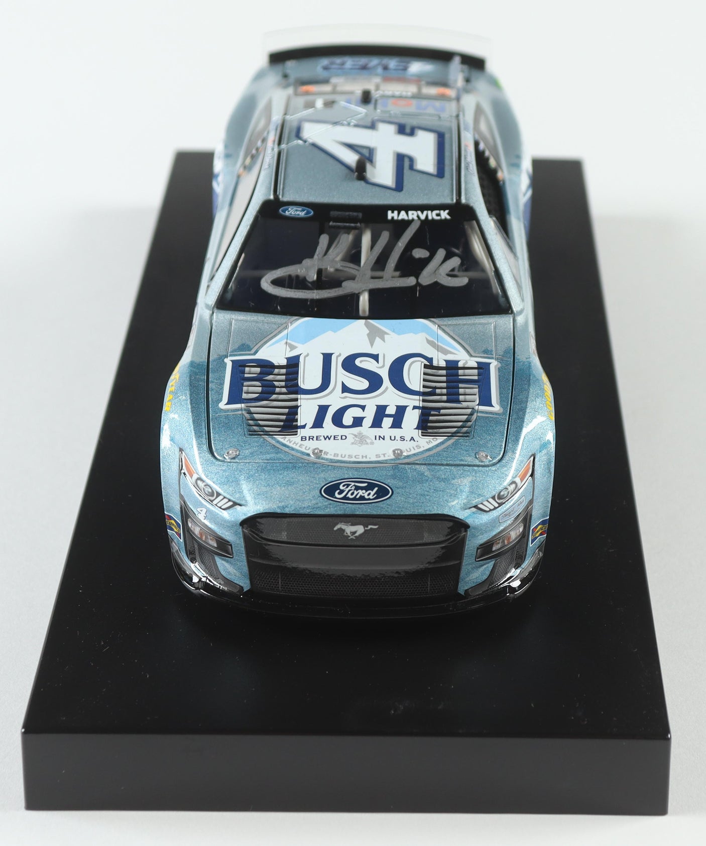 Kevin Harvick Signed 2023 #Busch401k Busch Light Diecast Car 1:24 COA (Limited Edition)