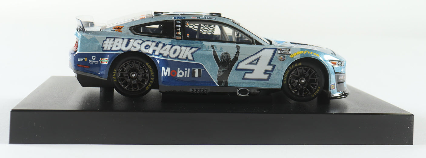Kevin Harvick Signed 2023 #Busch401k Busch Light Diecast Car 1:24 COA (Limited Edition)