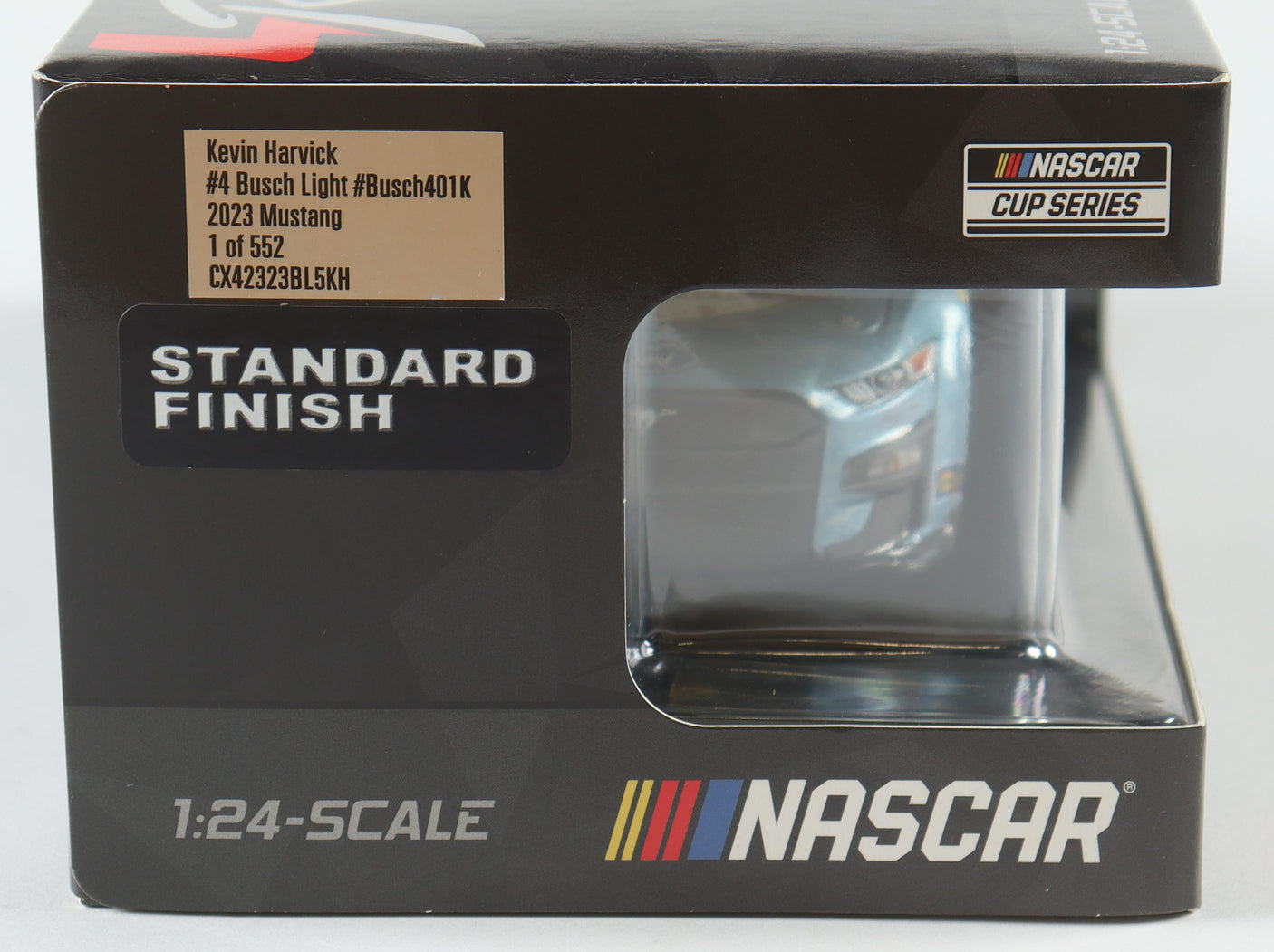 Kevin Harvick Signed 2023 #Busch401k Busch Light Diecast Car 1:24 COA (Limited Edition)
