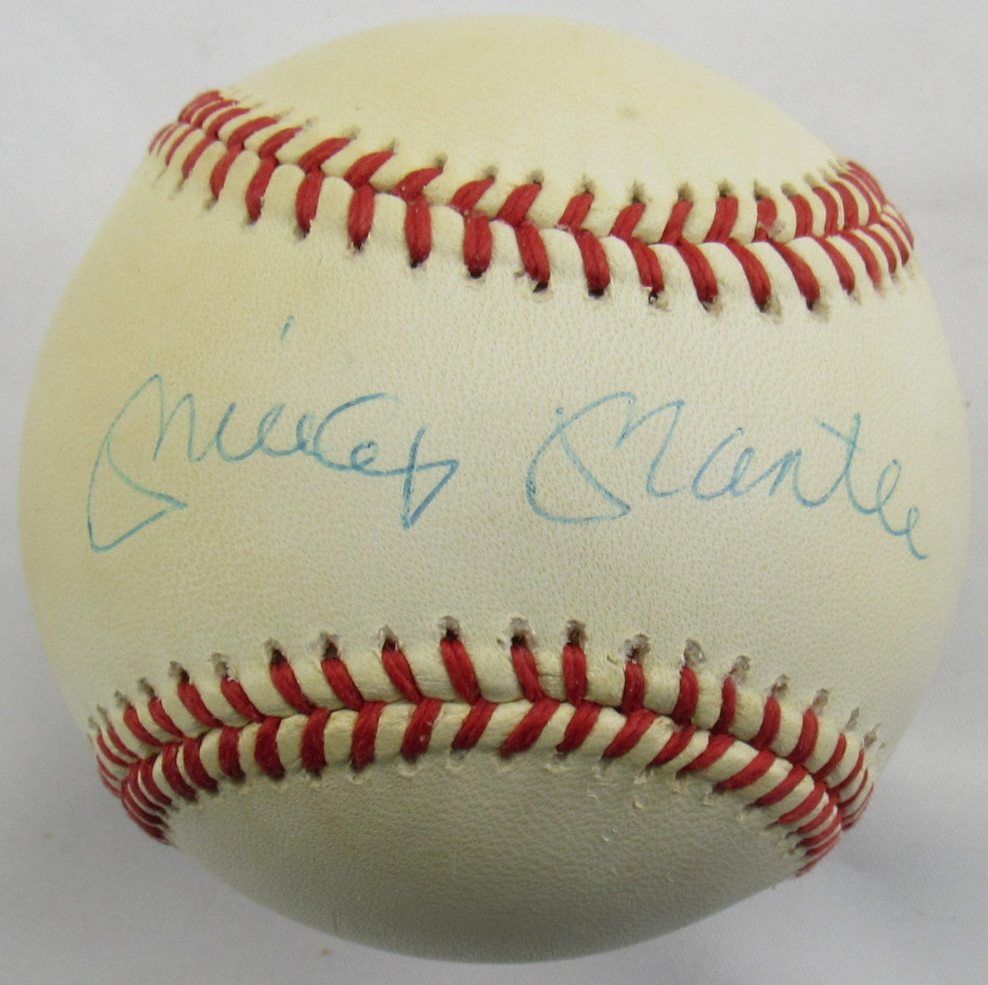 Mickey Mantle Signed Auto Rawlings Baseball Beckett LOA