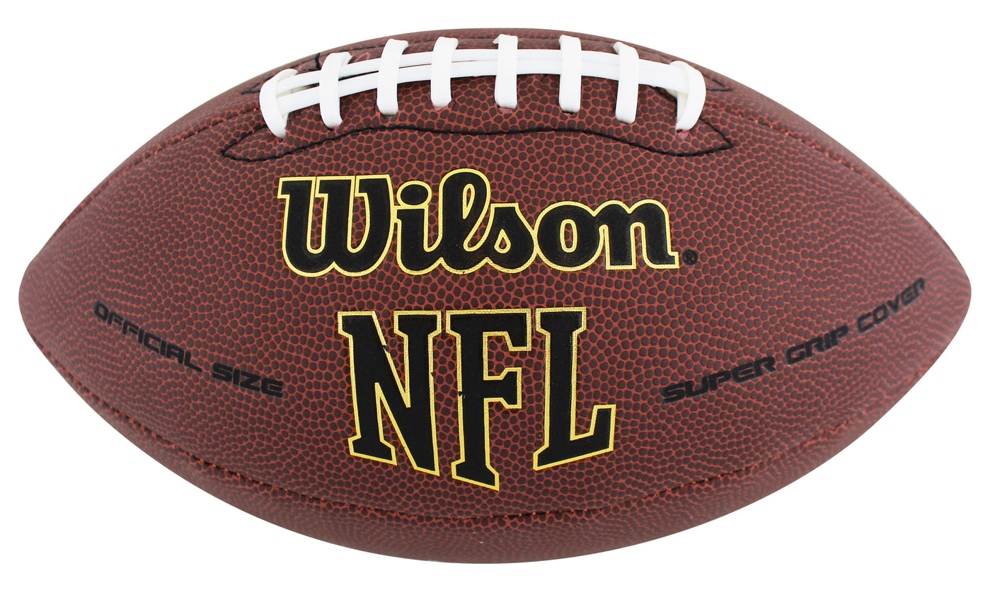 Commanders Dexter Manley Authentic Signed Super Grip Nfl Football BAS Witnessed