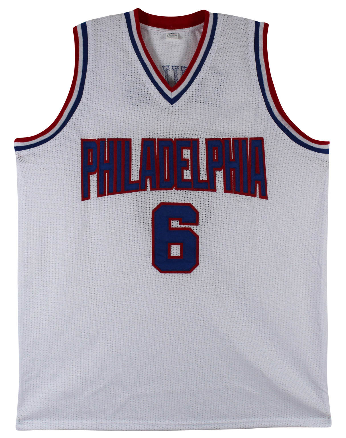 Julius "Dr. J" Erving Authentic Signed White Pro Style Jersey BAS Witnessed