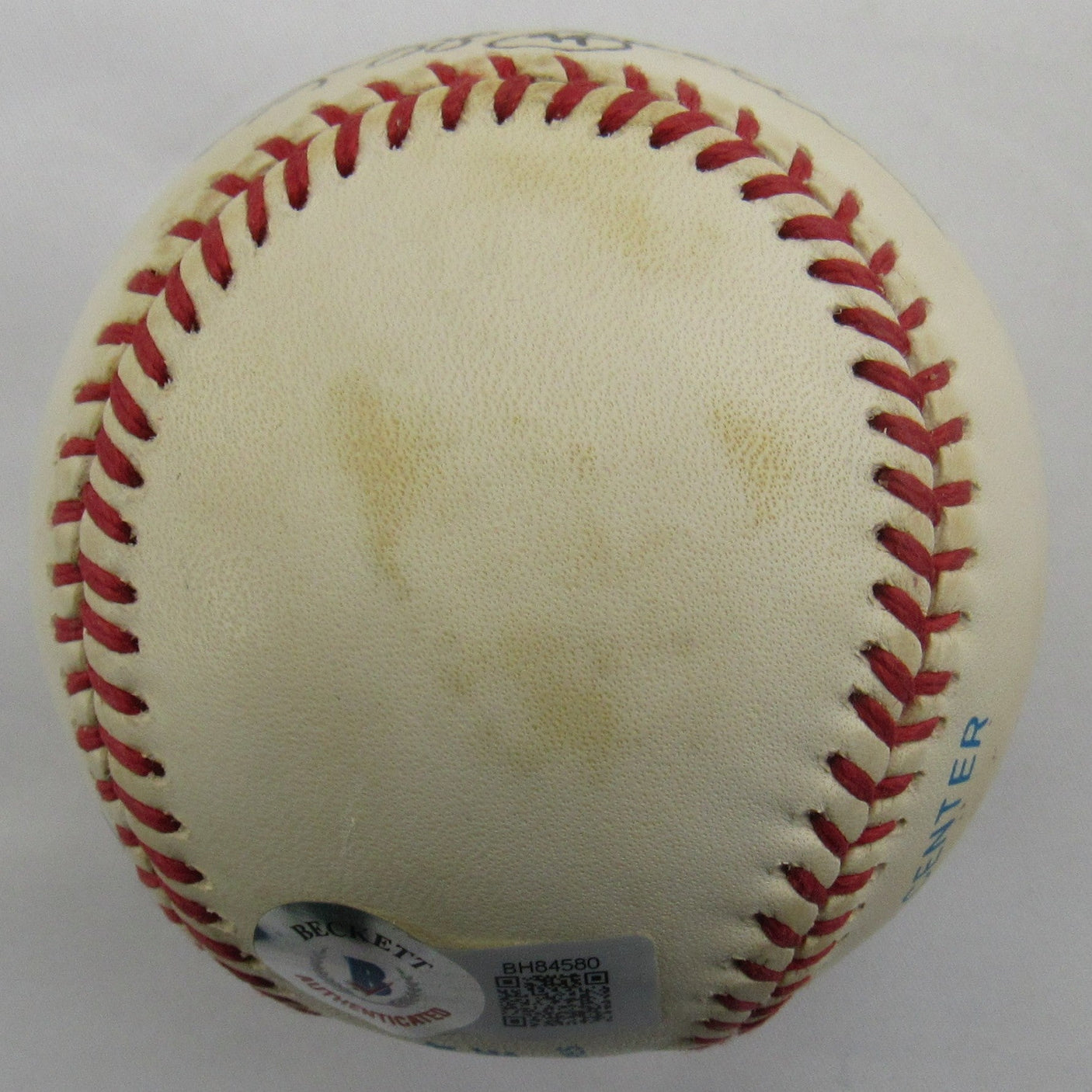 Reggie Jackson Signed Auto Baseball Beckett Hologram