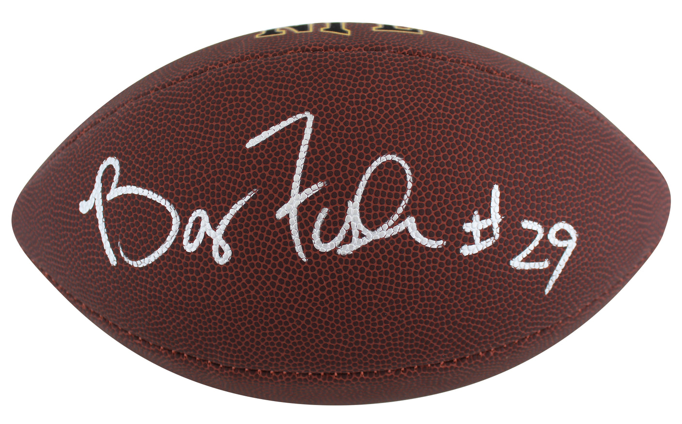 Steelers Barry Foster Signed Wilson Super Grip Nfl Football BAS Witnessed