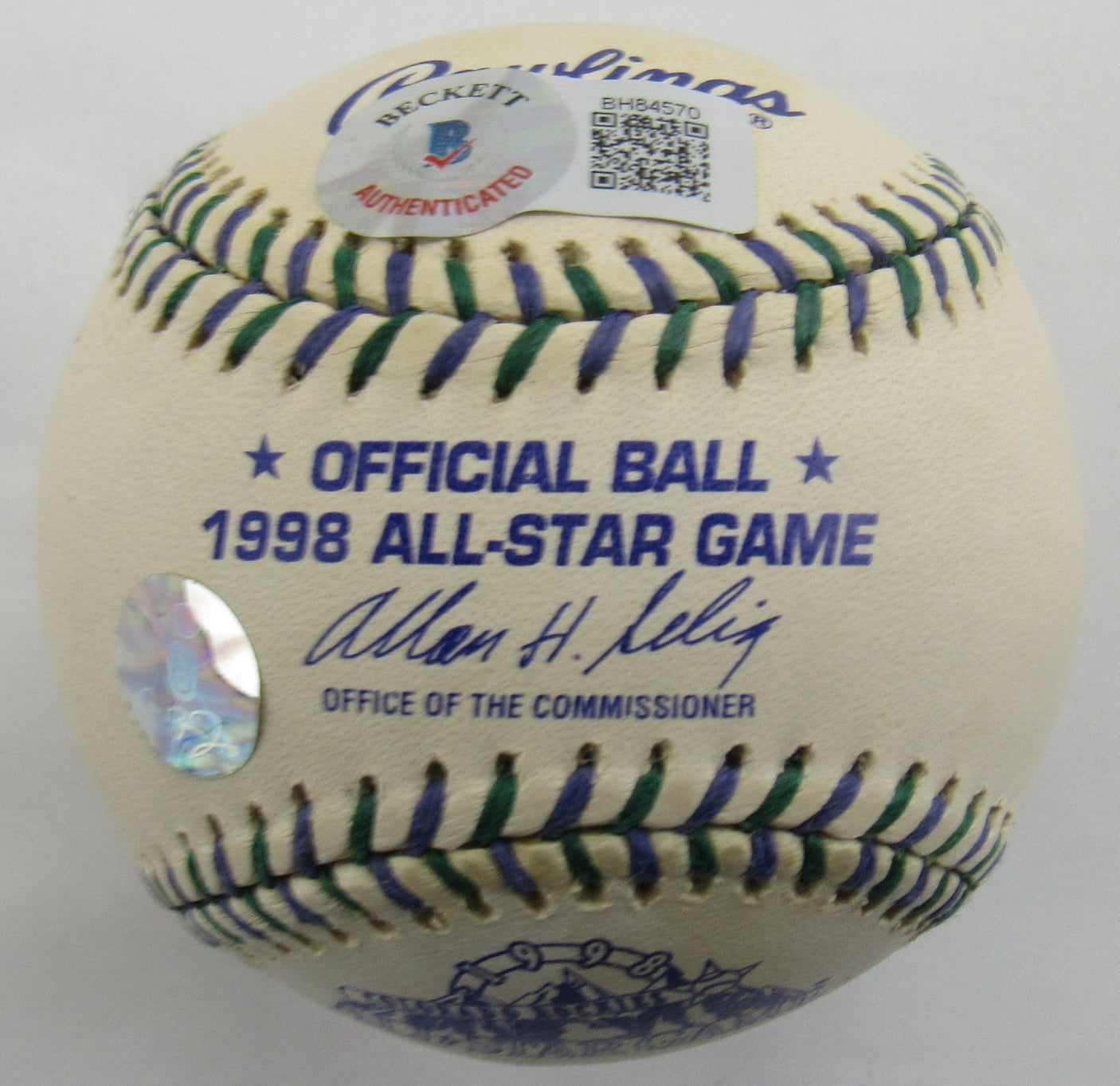 Cal Ripken Jr Signed Auto Rawlings 1998 All Star Game Baseball Beckett Hologram