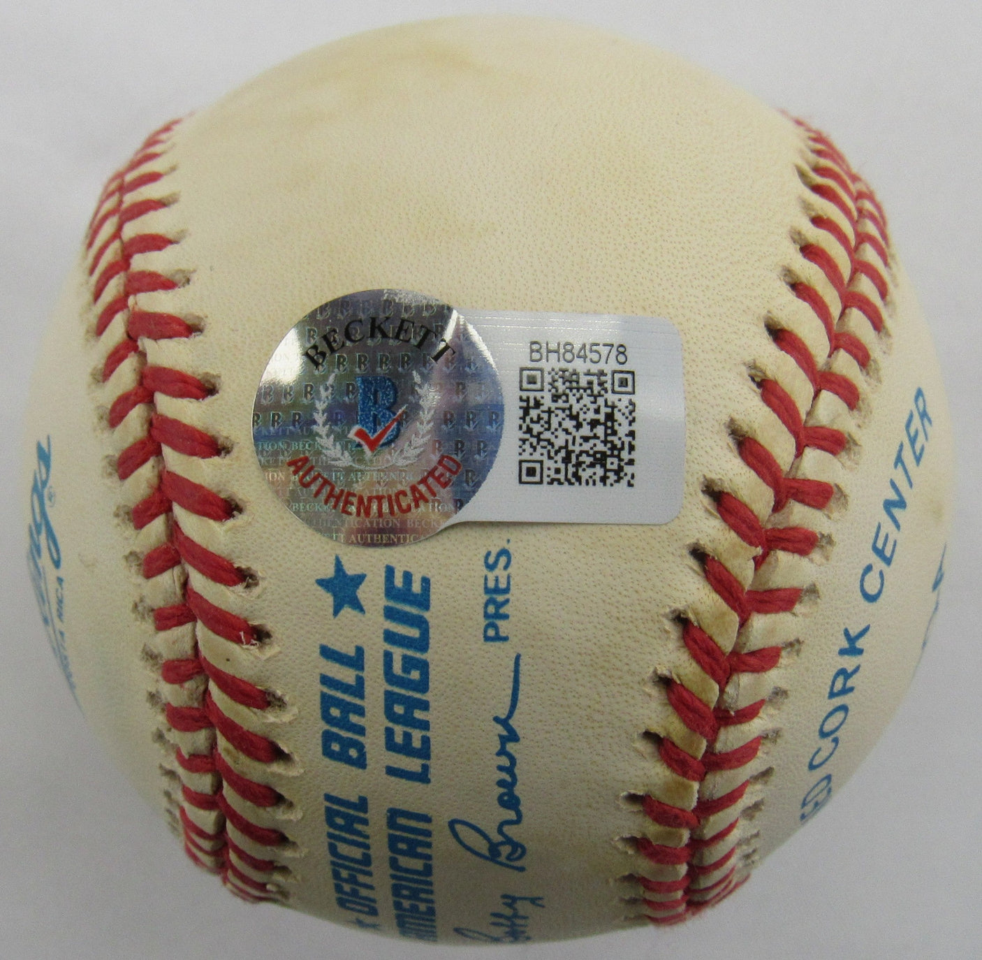 Mookie Wilson Bill Buckner Signed Auto Rawlings Baseball Beckett Hologram