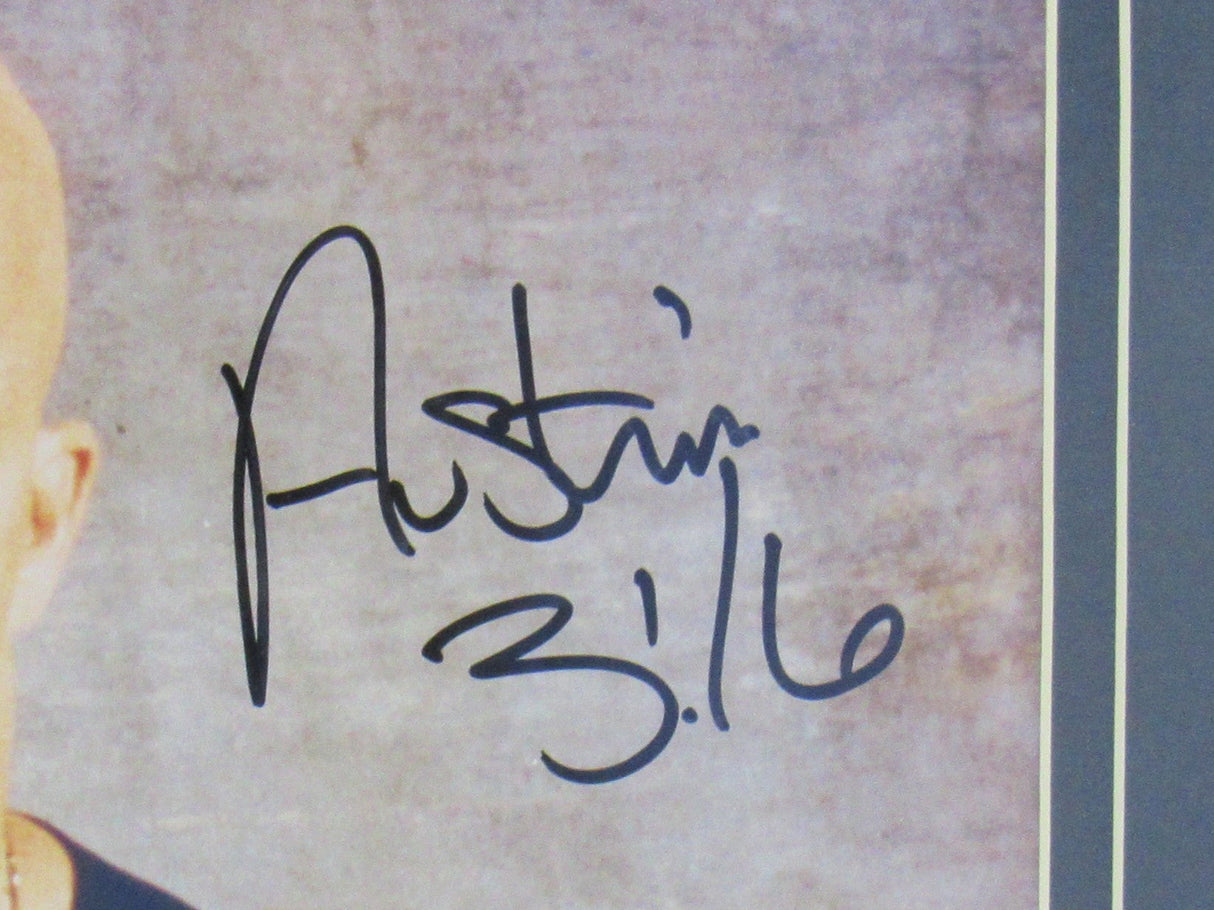 Stone Cold Steve Austin Signed Framed 8x10 Photo Beckett Holo BH84593