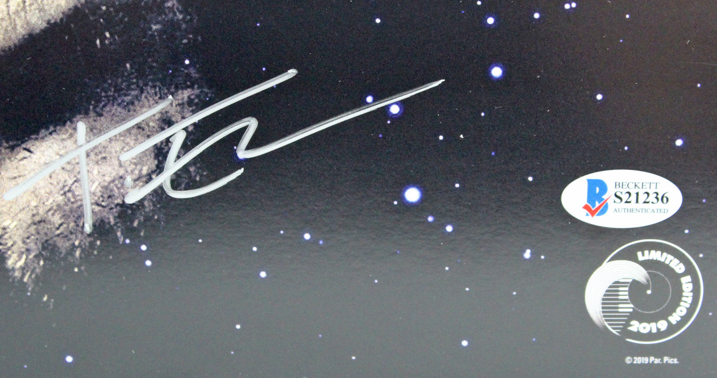 Taron Egerton Rocketman Authentic Signed 12x12 Album Flat Photo BAS #S21236