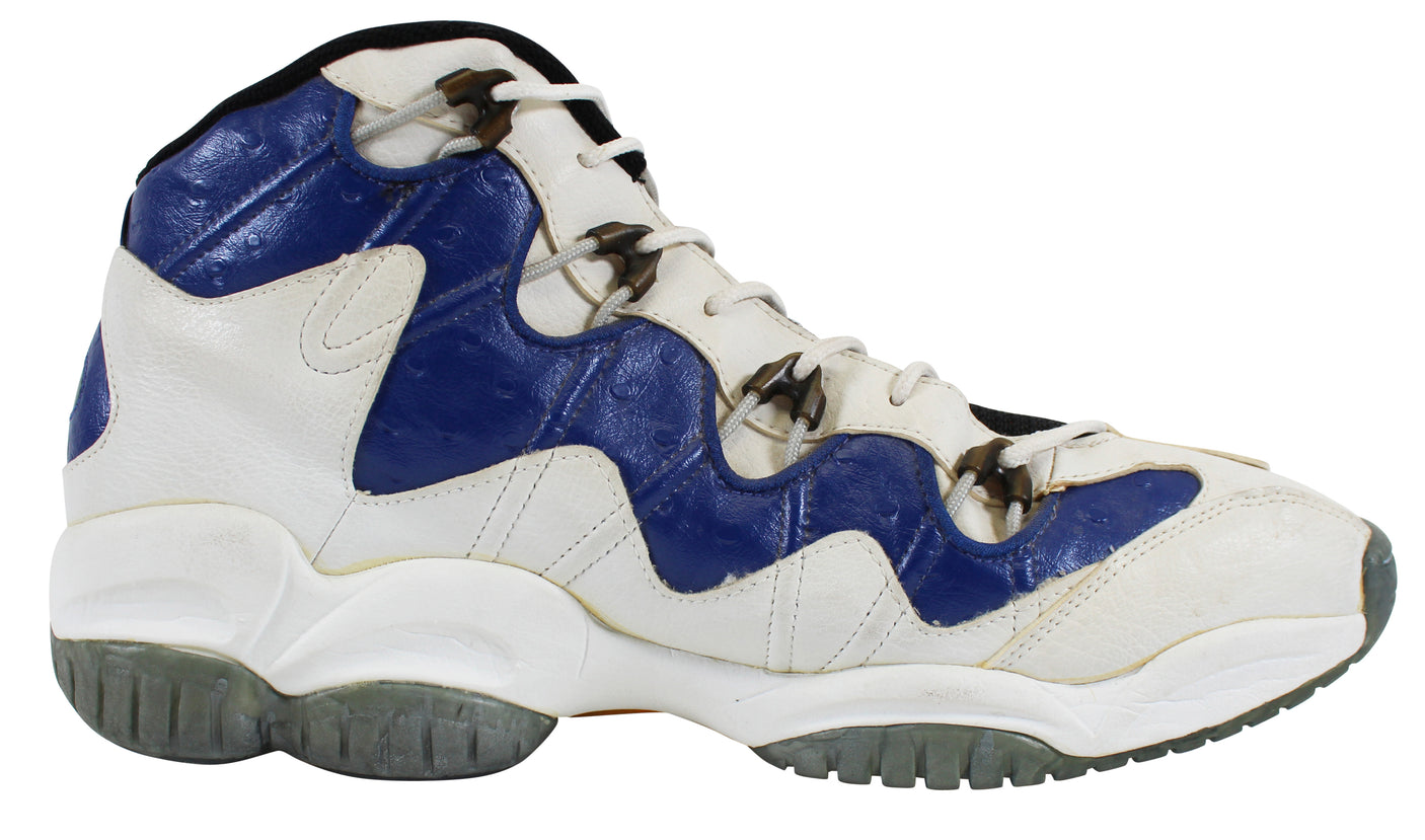 Clyde Drexler Signed 1997-98 Final Season Game Used Reebok DMX Size 15 Shoes JSA