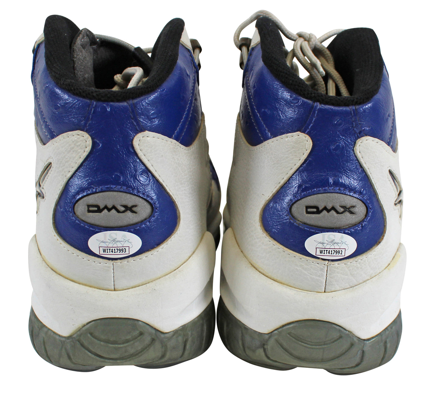 Clyde Drexler Signed 1997-98 Final Season Game Used Reebok DMX Size 15 Shoes JSA