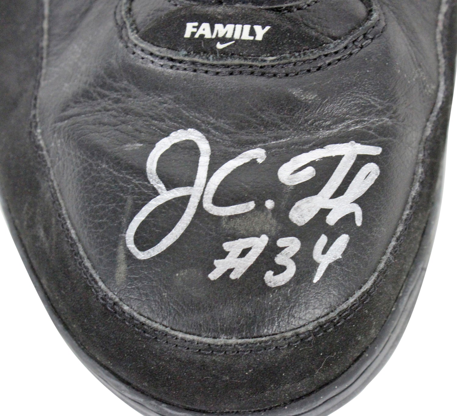 Kings Jason Thompson Signed 2008 Game Used Nike Vis Air Sweet TB Shoes BAS