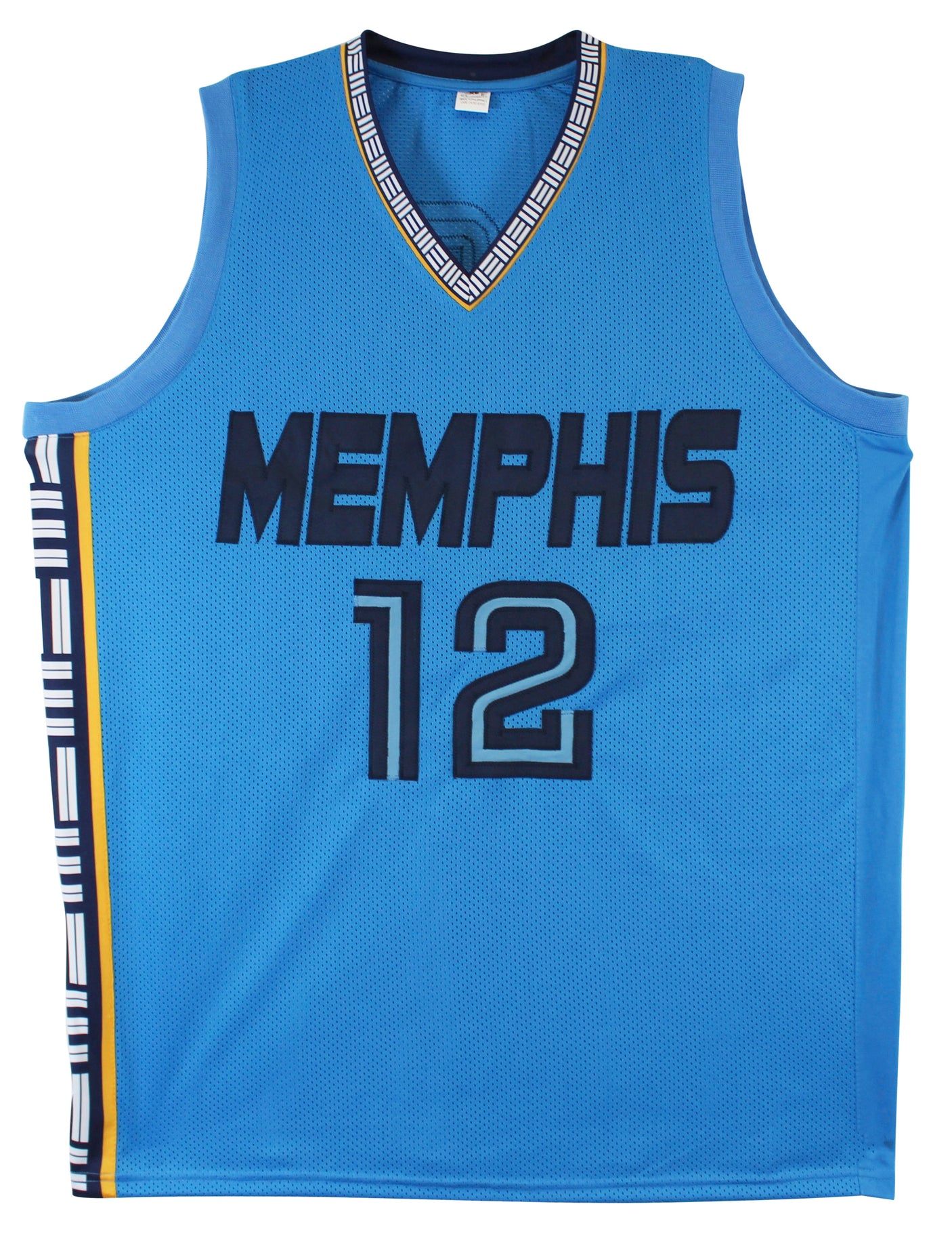 Ja Morant Authentic Signed Light Blue Pro Style Jersey Autographed BAS