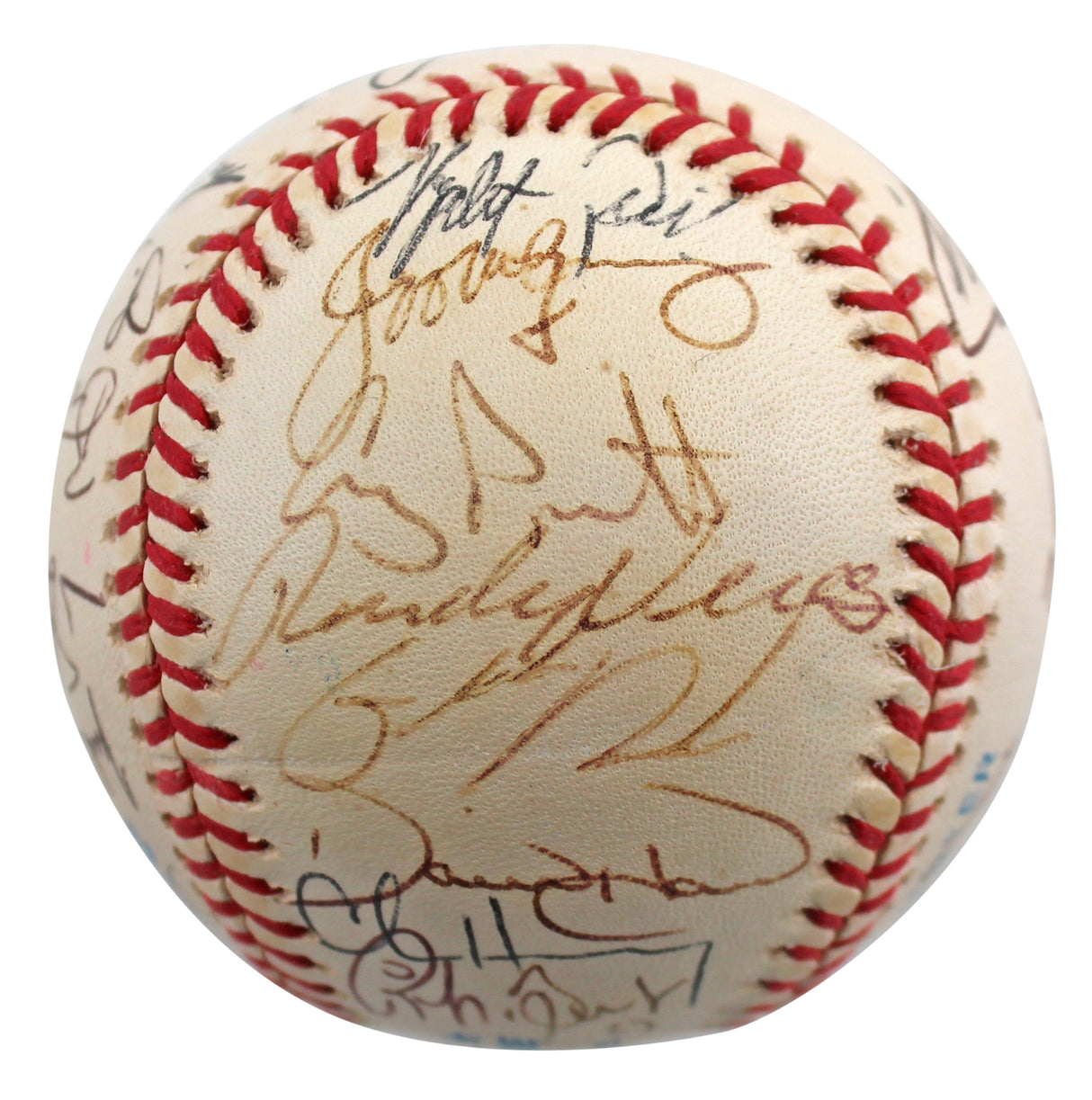 1997 Royals (28) Luzinski, Damon, Dye +25 Signed Budig Oal Baseball BAS #AA03200