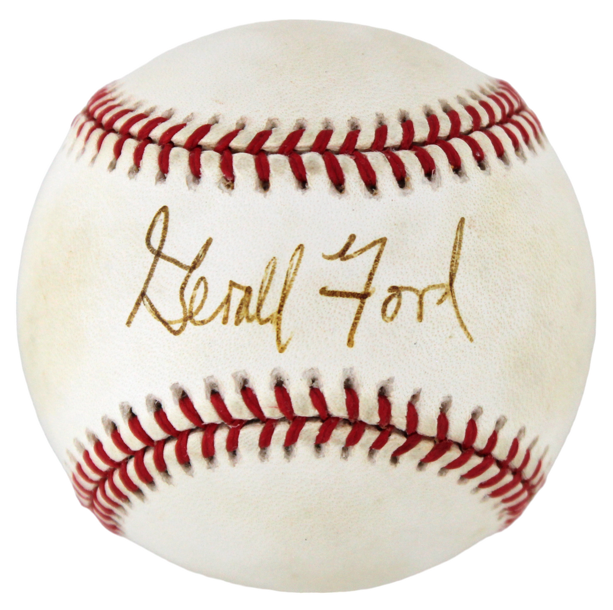 President Gerald Ford Authentic Signed OAL Baseball Autographed JSA #Y62471