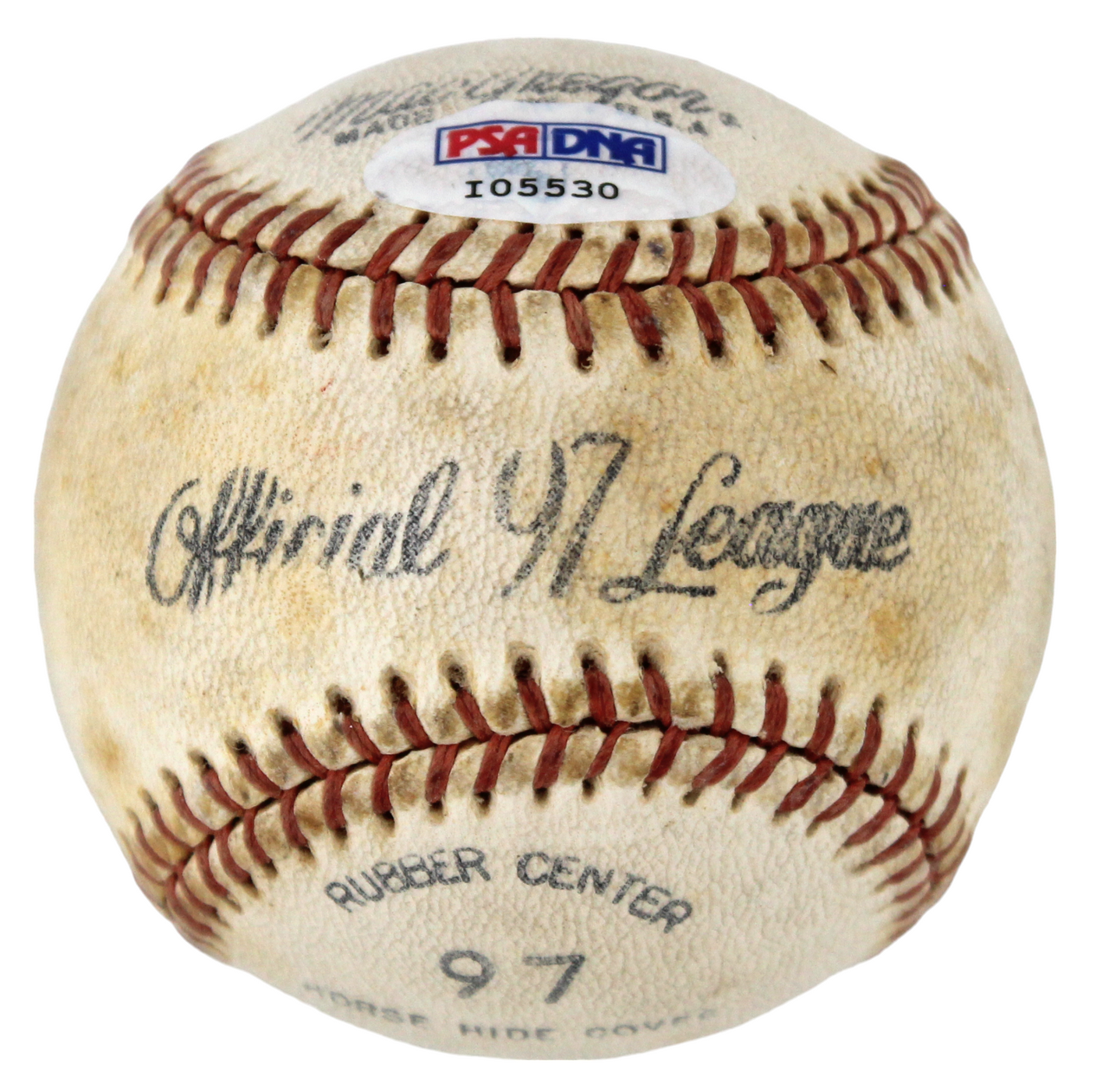 Dodgers Walter "Smokey" Alston "Best Wishes" Signed Baseball PSA/DNA #I05530