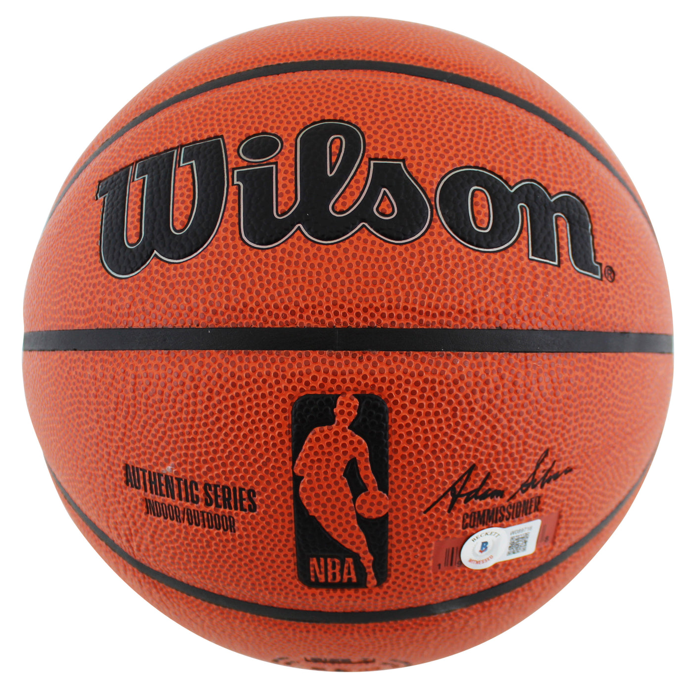 76ers Julius "Dr. J." Erving Authentic Signed Basketball BAS Witnessed