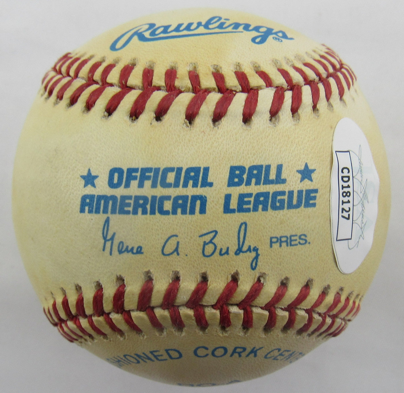 Larry Doby Signed Auto Rawlings Baseball JSA CD18127