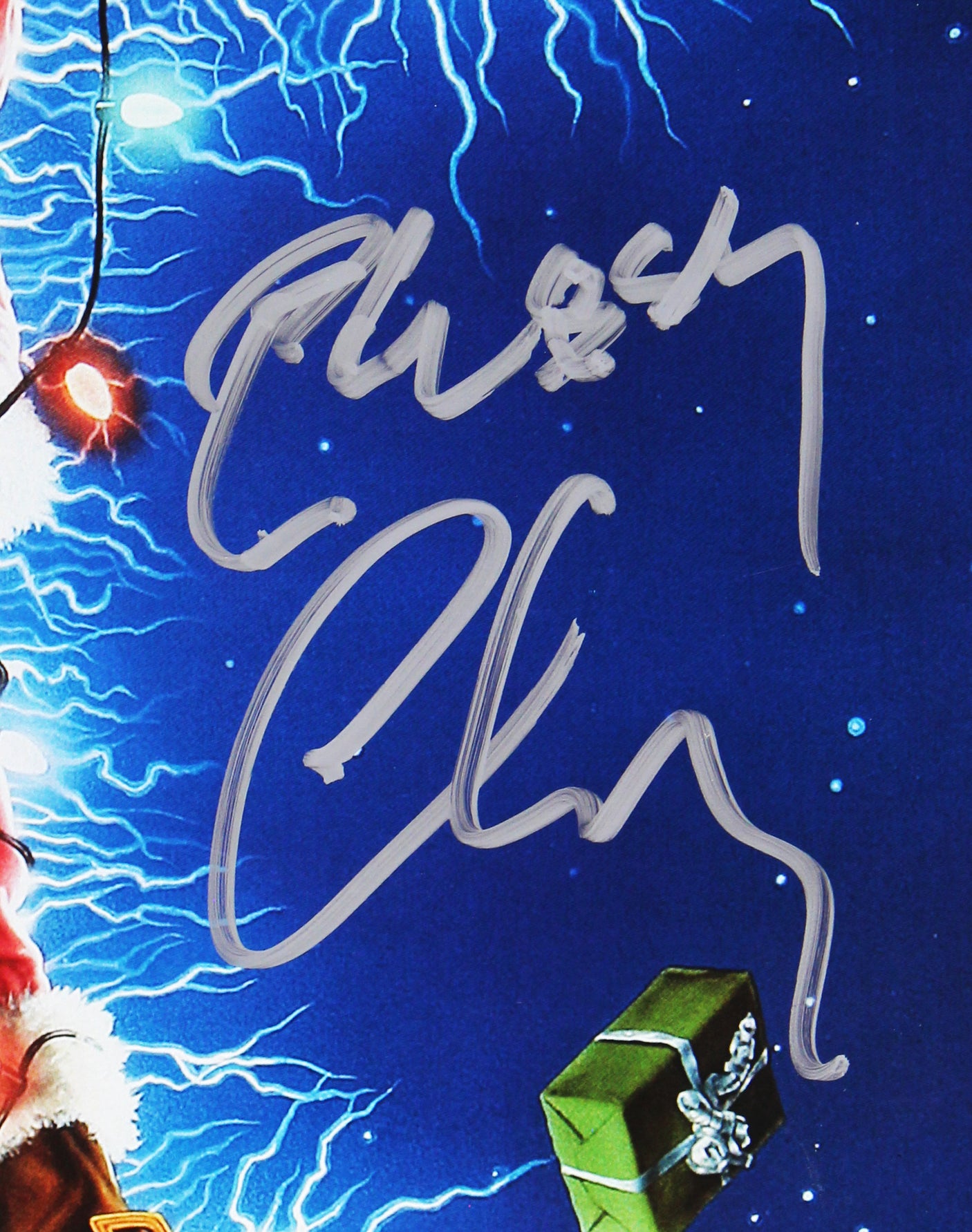 Chevy Chase Christmas Vacation Authentic Signed 12x18 Photo BAS Witness #WZ76767