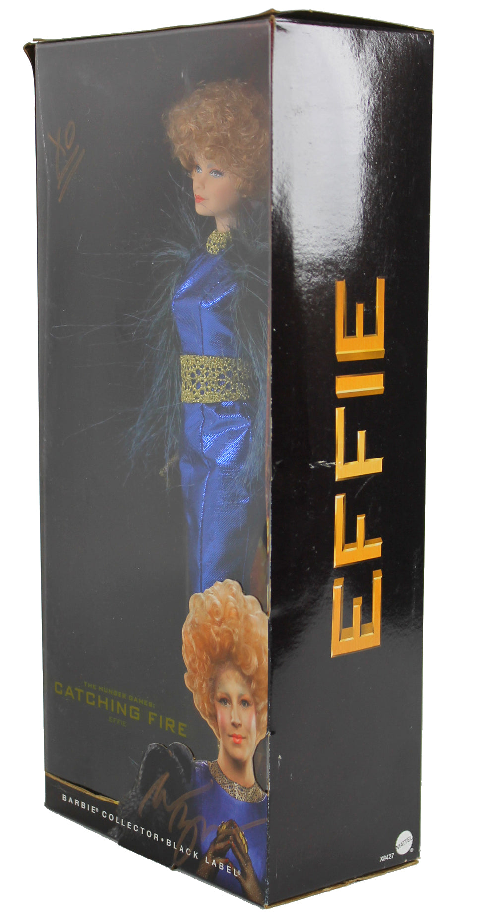 Elizabeth Banks Signed The Hunger Games Effie Barbie Collector Doll BAS #D07103