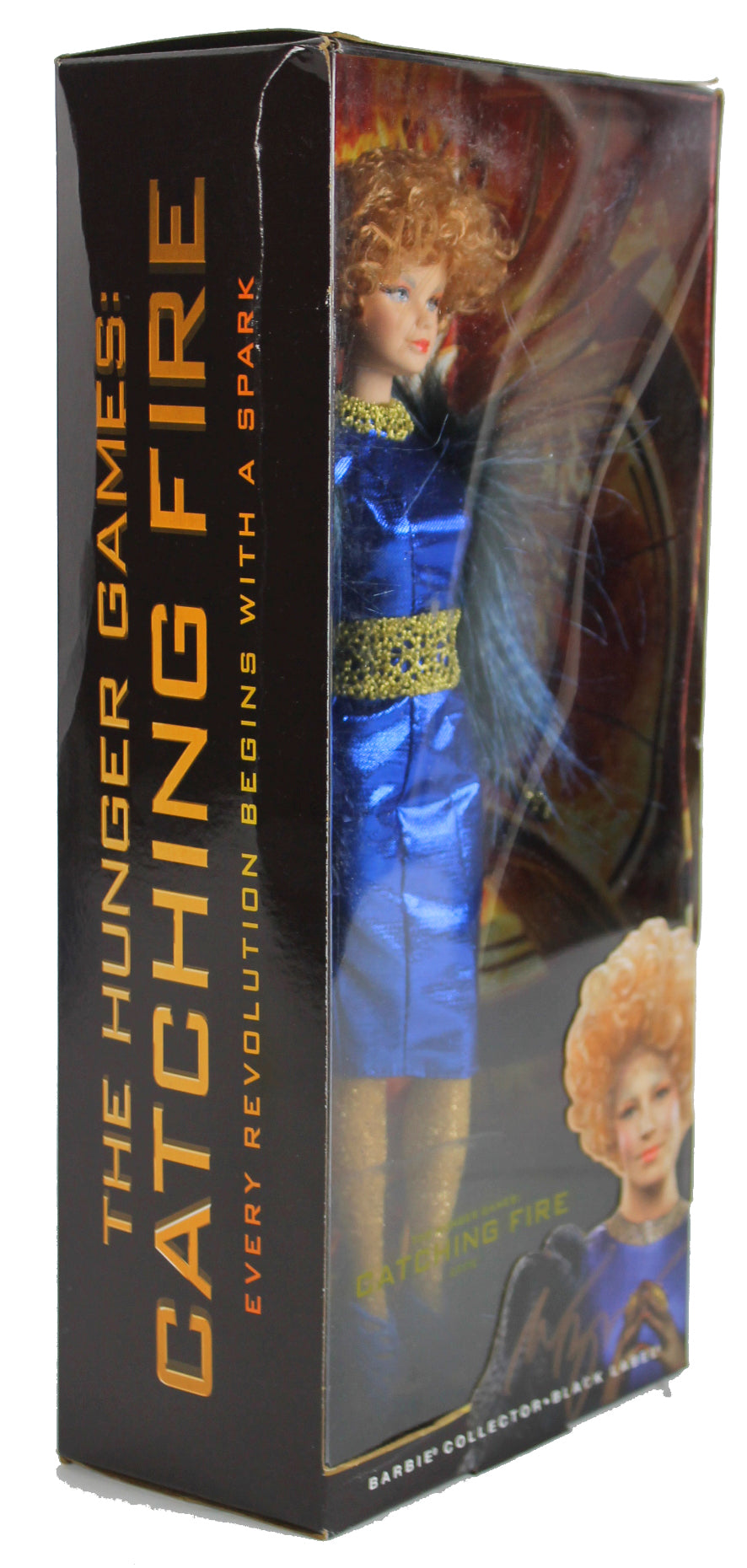 Elizabeth Banks Signed The Hunger Games Effie Barbie Collector Doll BAS #D07103