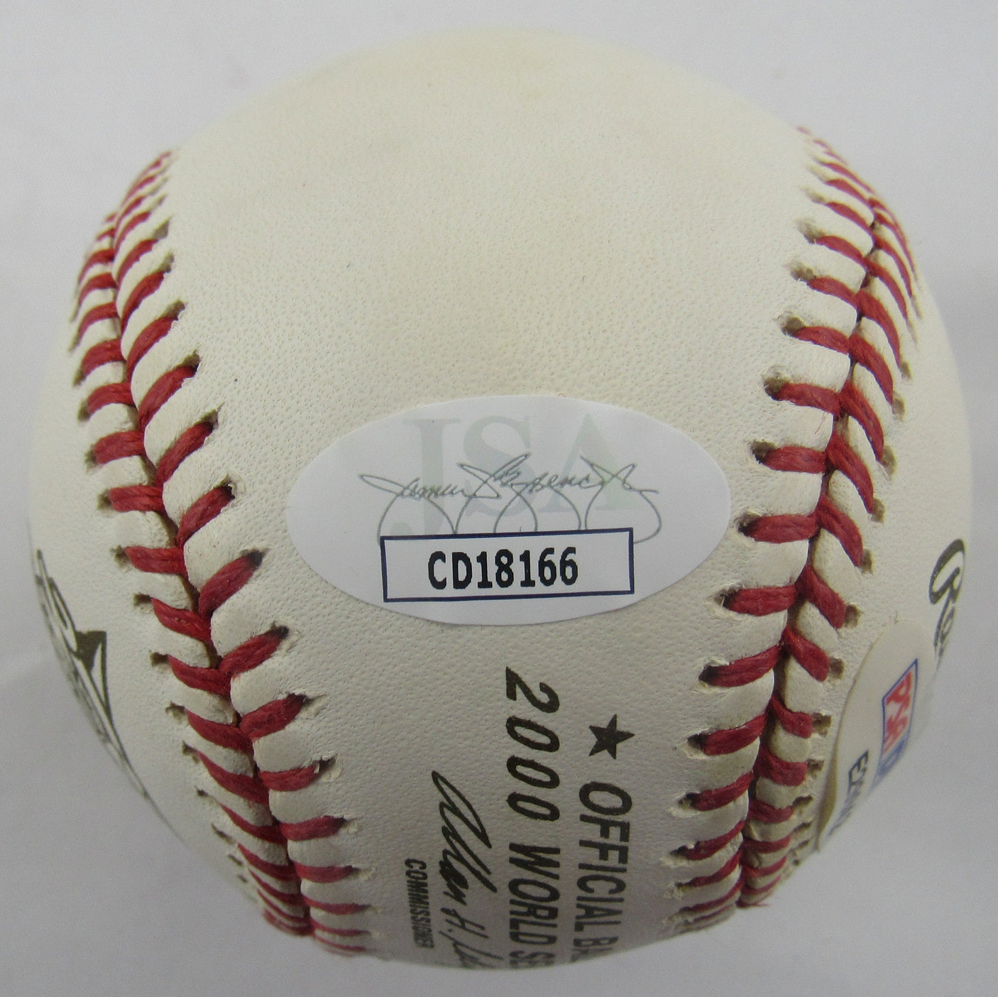 Dwight Gooden Signed Auto Rawlings 2000 World Series Baseball JSA CD18166