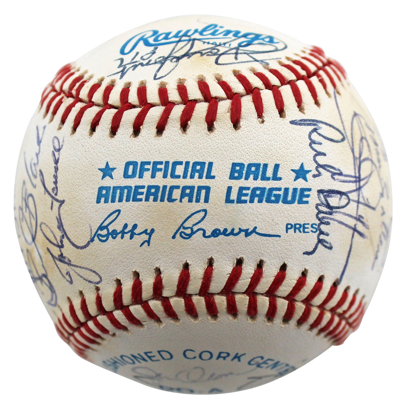 1990 Indians (28) Swindell, Alomar Sr., +26 Signed Oal Baseball BAS #AC01901