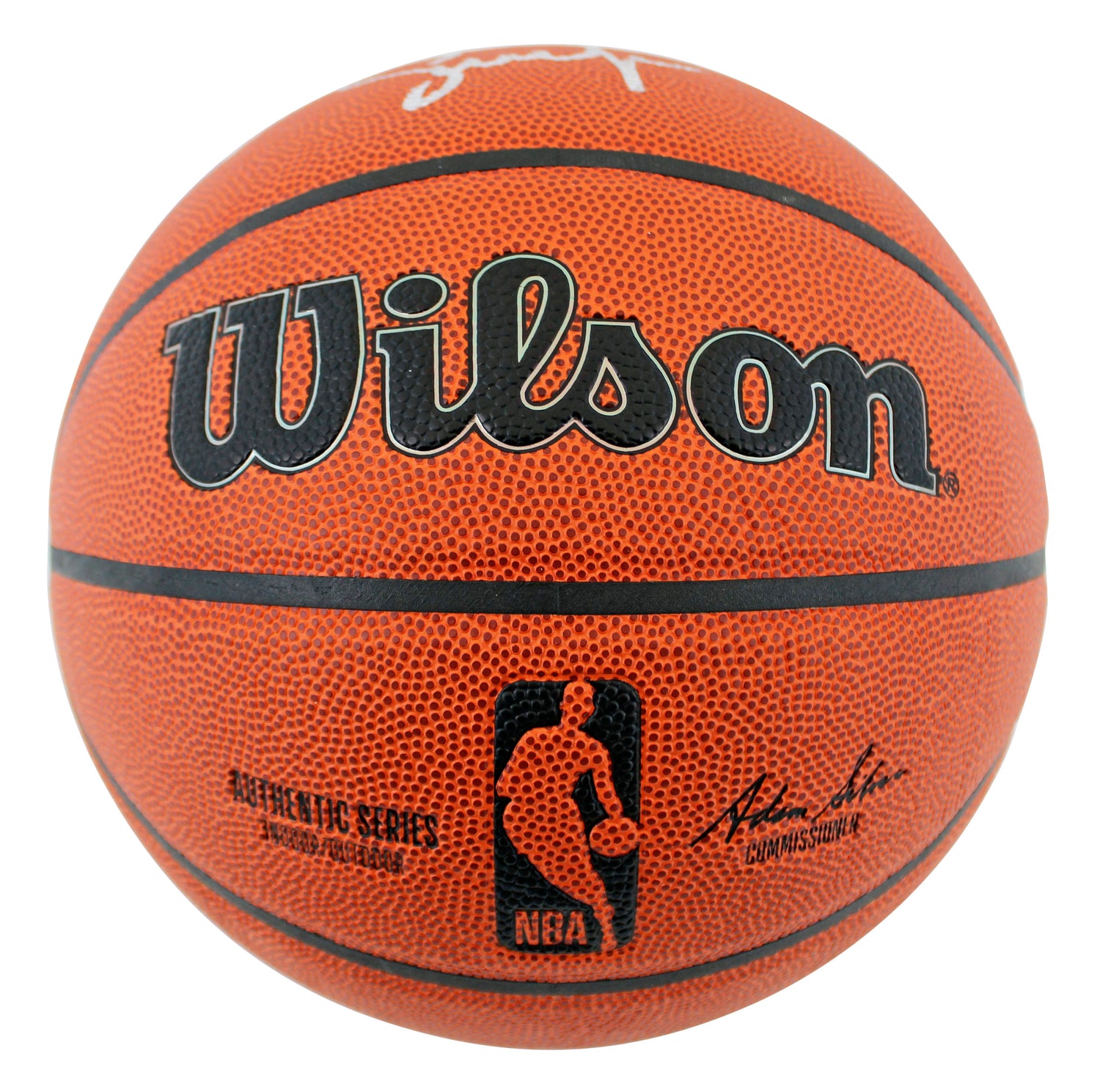 Suns Steve Nash Authentic Signed Wilson Basketball Autographed BAS Witnessed