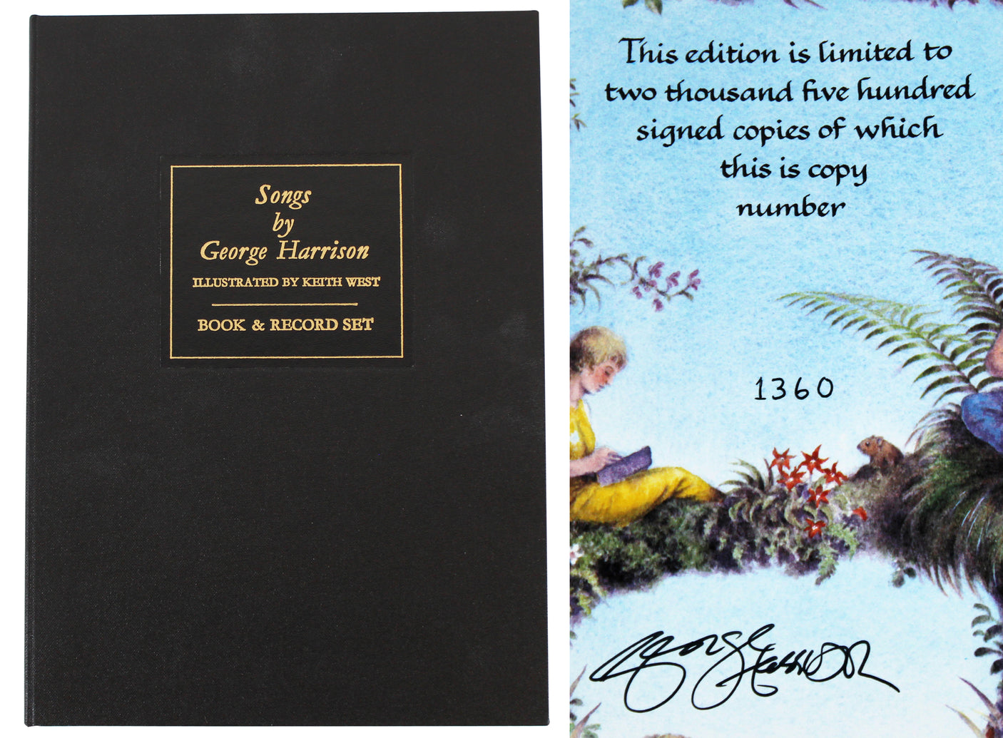 George Harrison Signed 1992 Songs By George Harrison Vol. 2 Genesis Book LE BAS