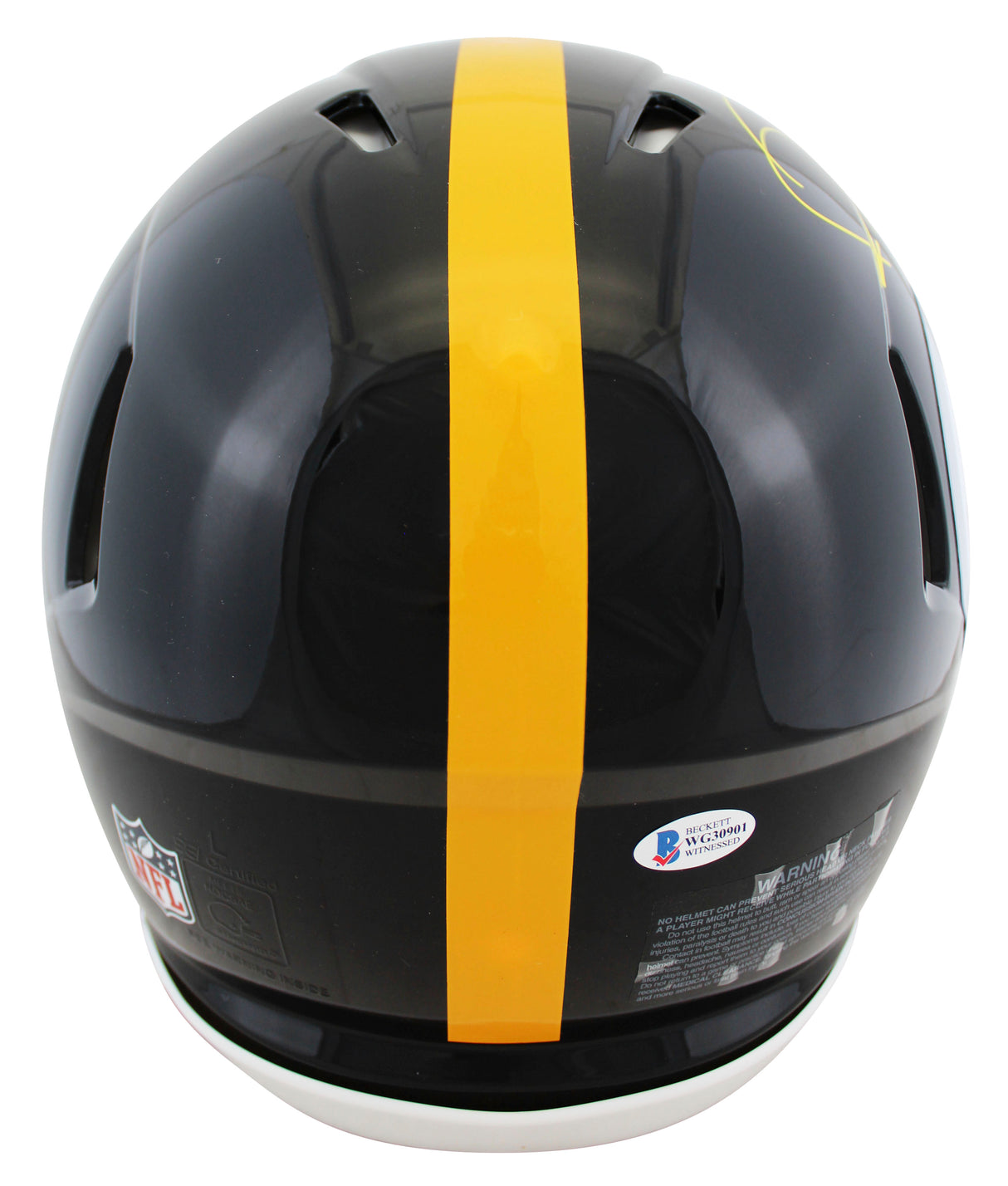 Steelers Jerome Bettis "HOF 15" Signed Full Size Speed Proline Helmet BAS Wit