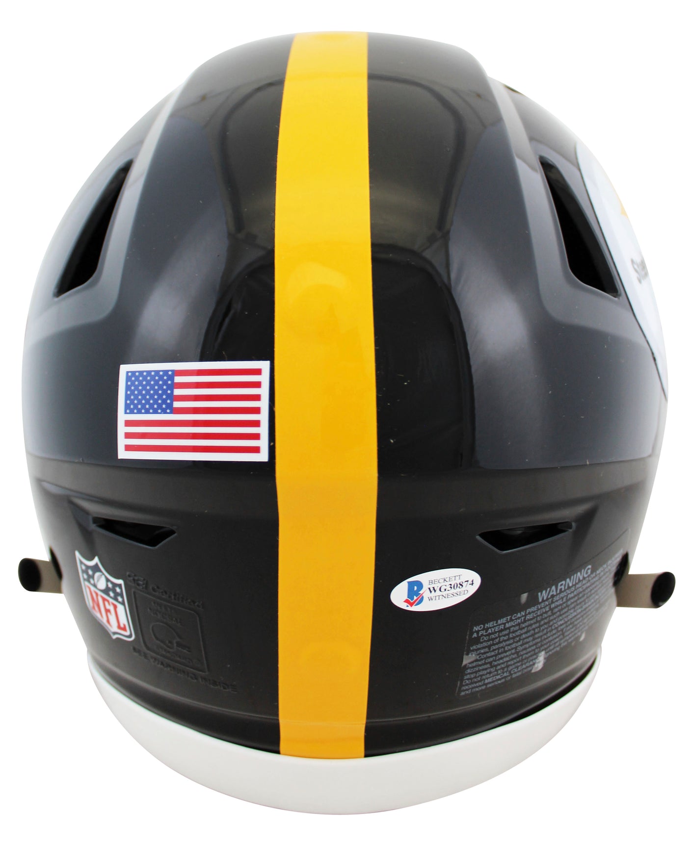 Steelers Jerome Bettis Signed Riddell Speed Flex Full Size Helmet BAS Witnessed