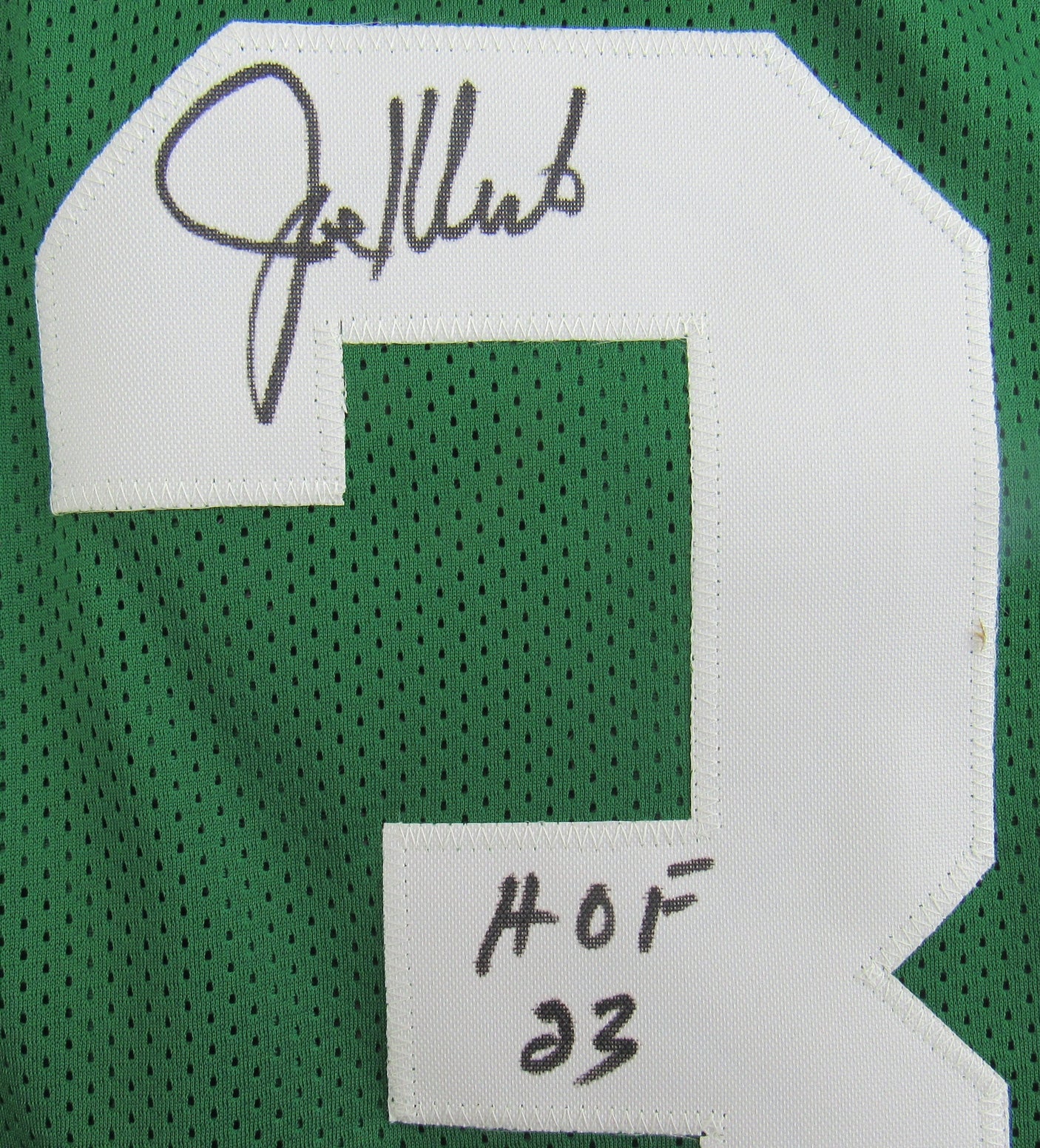 Joe Klecko Signed Auto Replica Jets Jersey JSA Witness