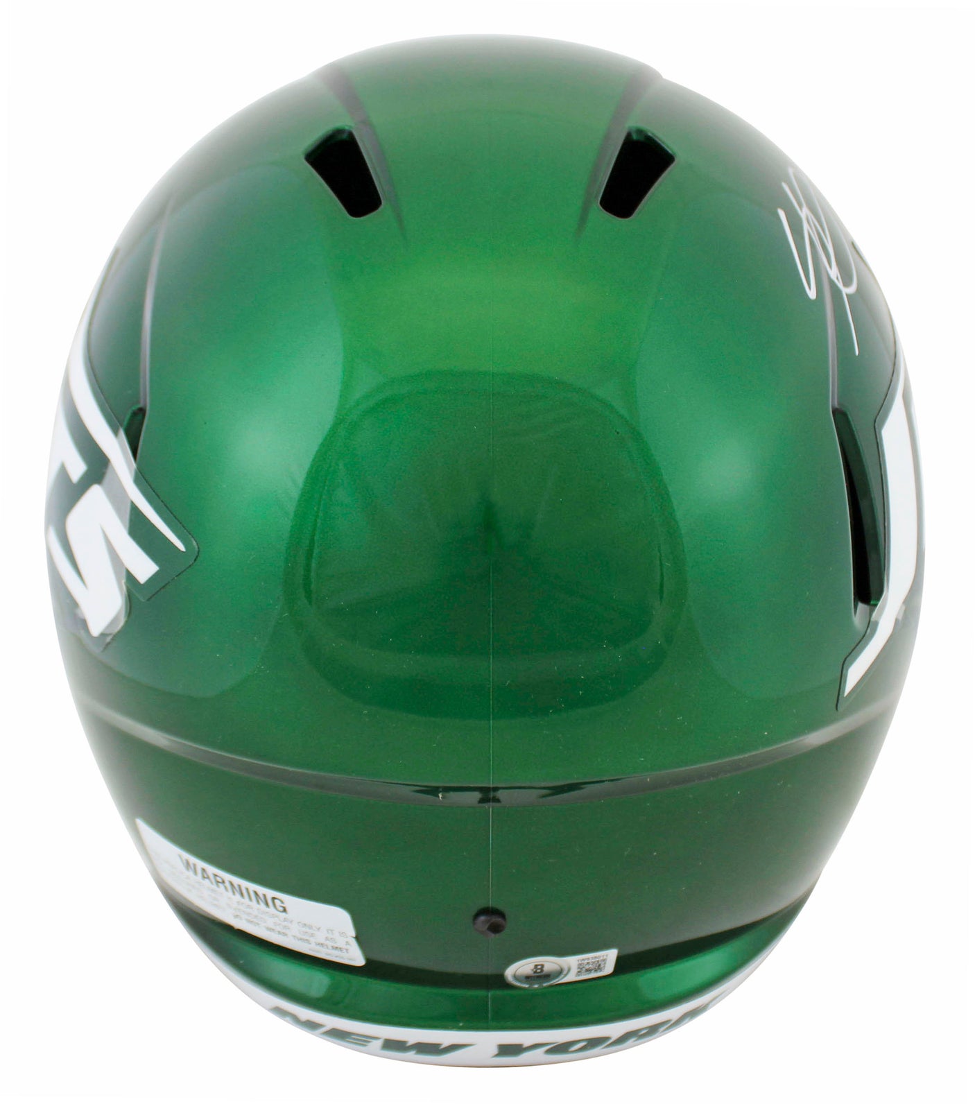 Jets Ahmad "Sauce" Gardner Signed Full Size Speed Rep Helmet W/ Case BAS Witness