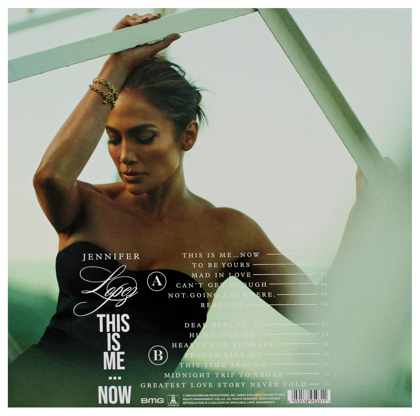 Jennifer Lopez Signed This Is Me...Now Album Flat w/ Album & Vinyl Black Sig JSA