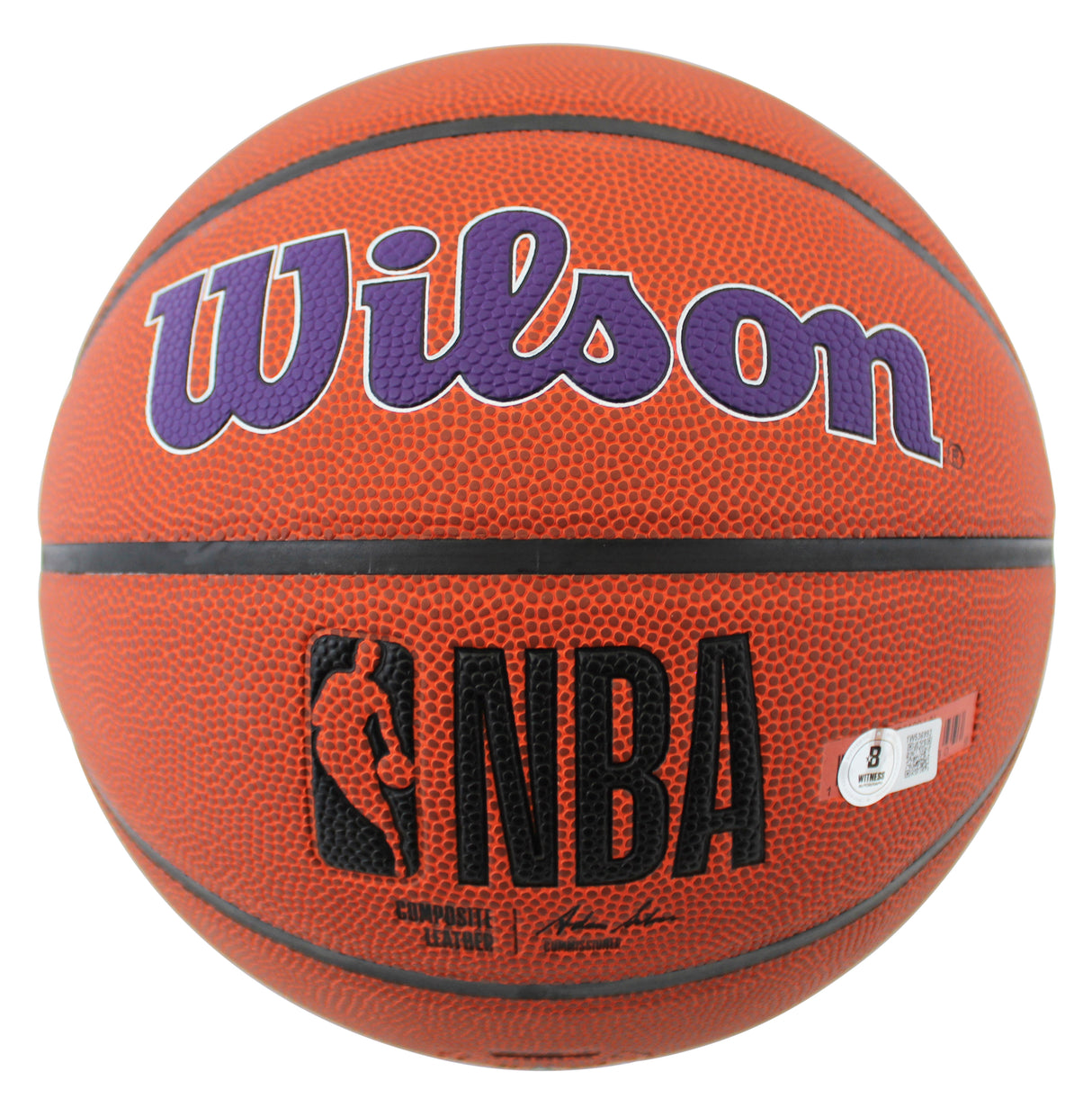 Lakers Magic Johnson Authentic Signed Wilson Logo Basketball BAS Witnessed