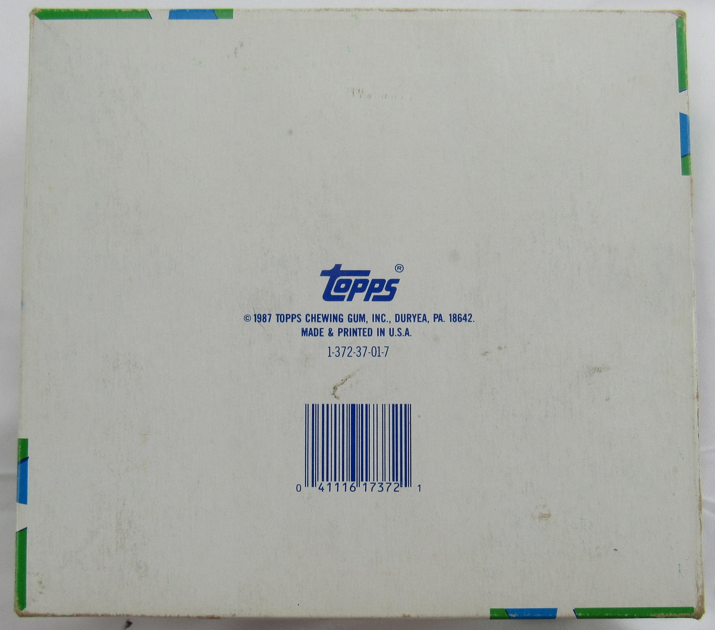 1987 Topps 24 CT Cello Pack Box. 31 Cards/Pack. Barry Bonds RC. Bo Jackson RC.