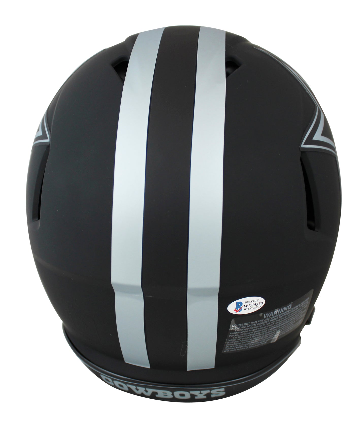 Cowboys Roger Staubach HOF 85 Signed Eclipse Full Size Speed Proline Helmet BAS