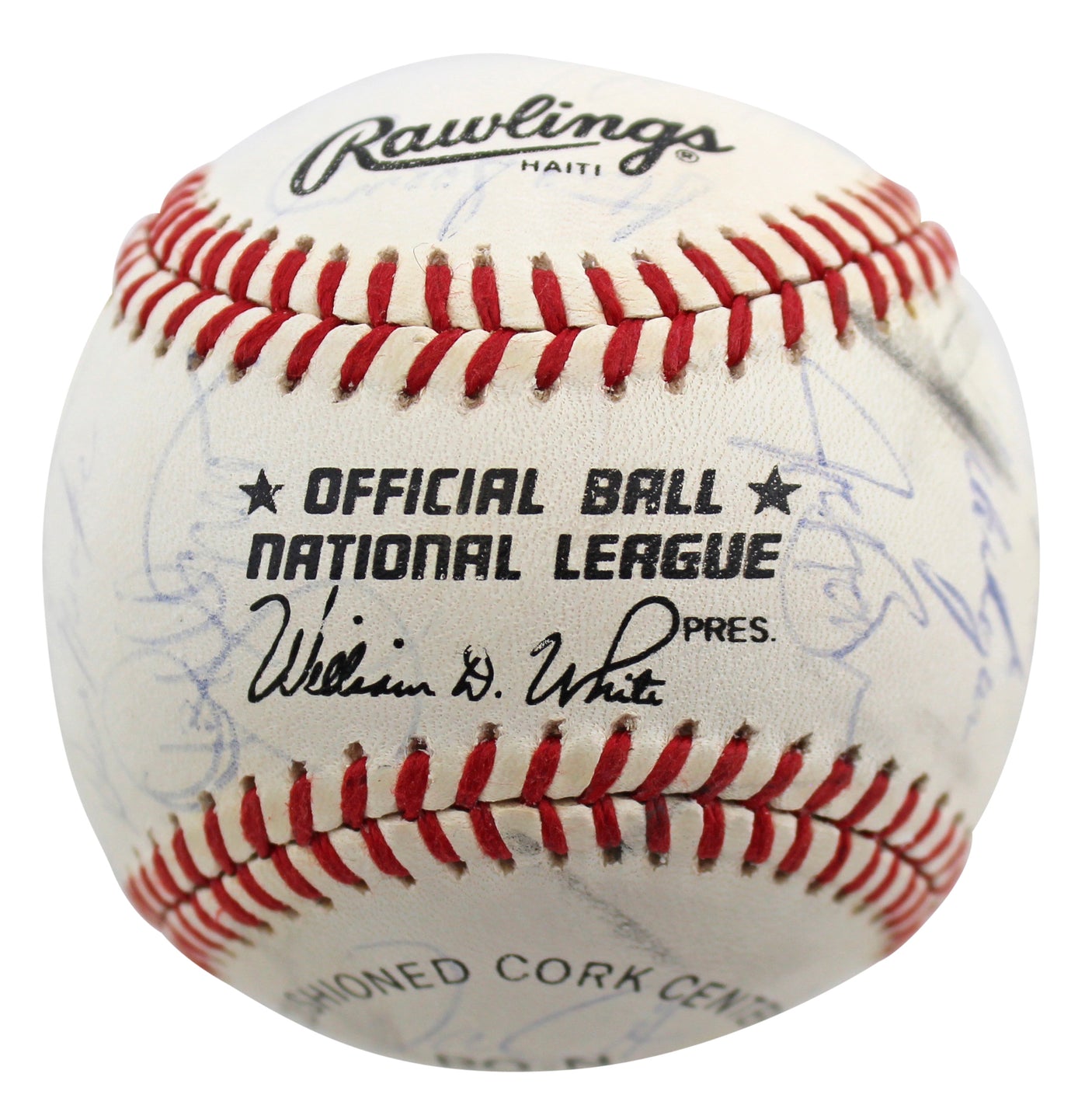 1991 Phillies (27) Daulton, Dykstra, Murphy +24 Signed Baseball BAS #AB92949