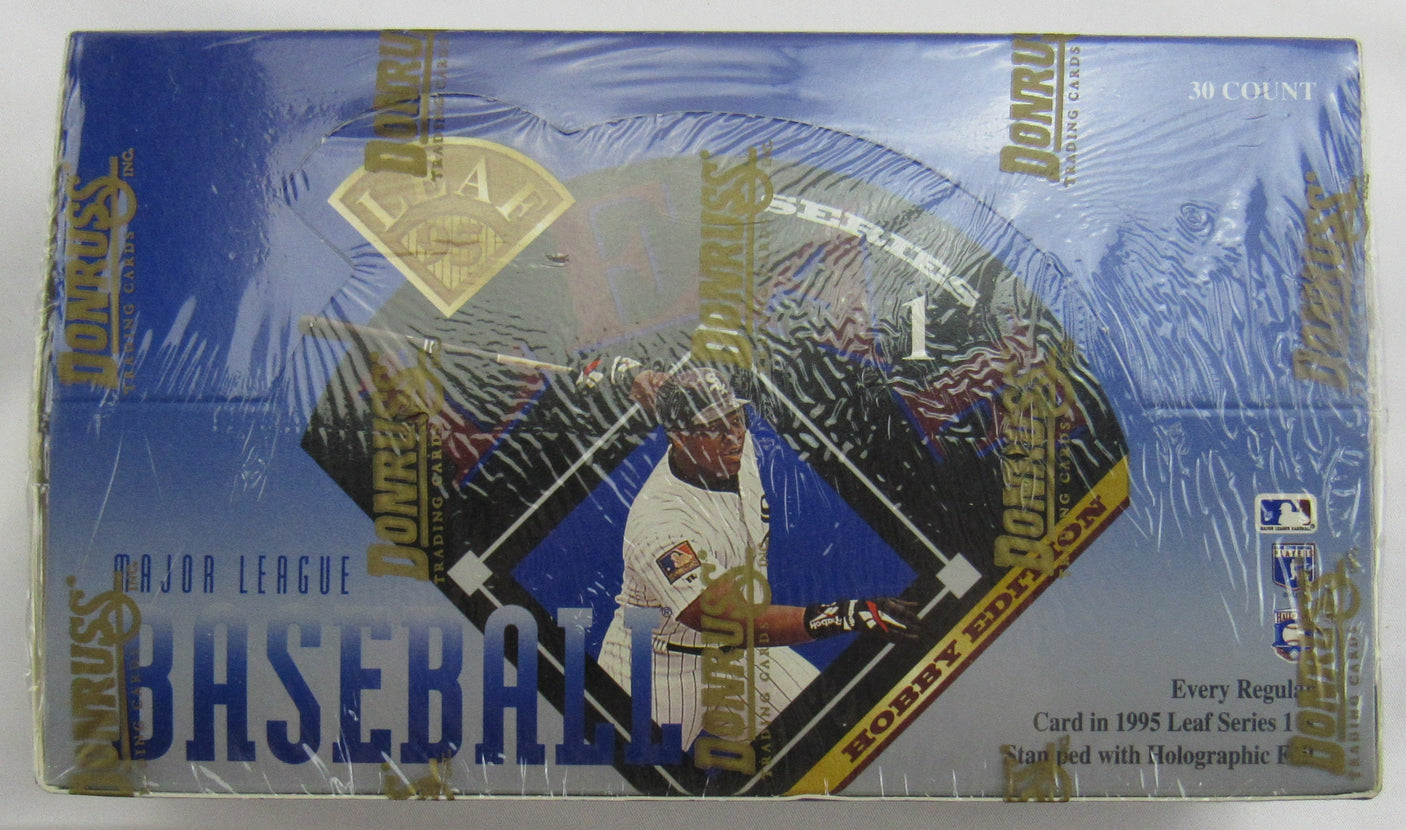1995 Donruss Leaf Baseball Series 1 Hobby Edition Box Factory Sealed 30 packs