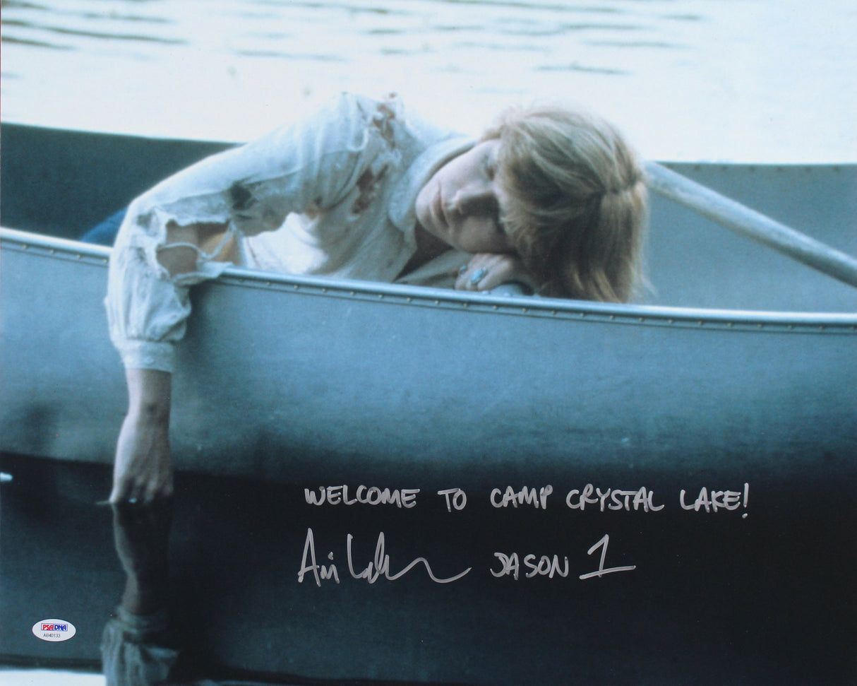 Ari Lehman "Welcome To Camp Crystal Lake!" Signed 16x20 Photo PSA/DNA #AB40133