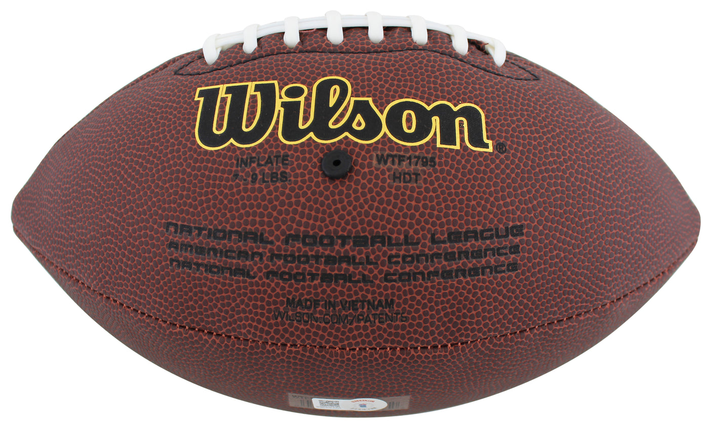 Bengals Chad Johnson Signed Wilson Super Grip Football W/ Case BAS Witnessed