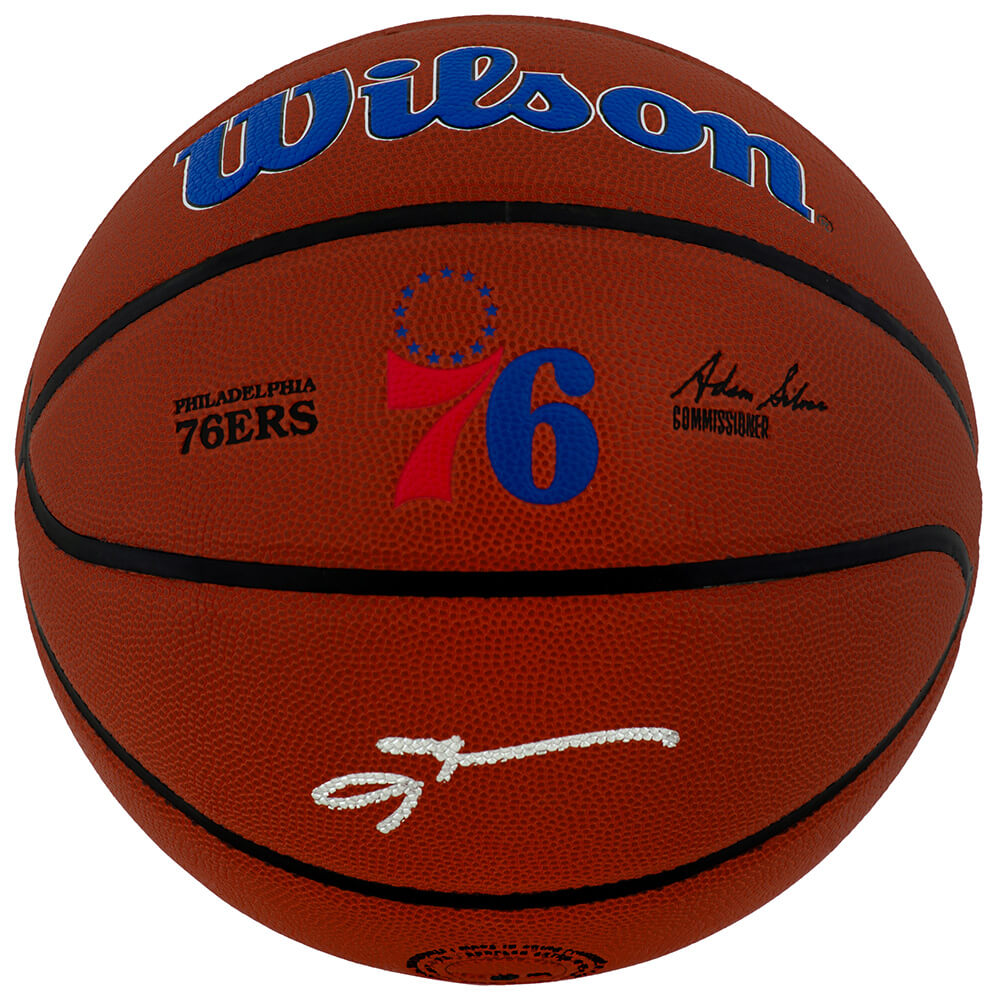 Allen Iverson Signed Philadelphia 76ers Wilson Alliance NBA Basketball